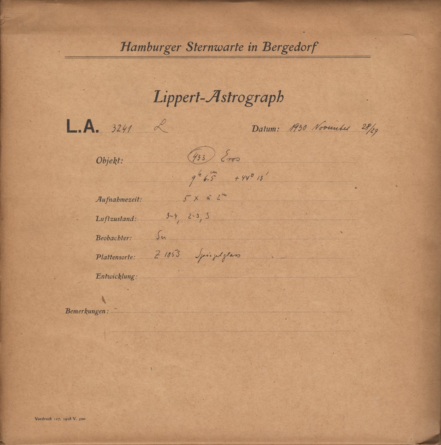 Plattenhuelle LA03241
