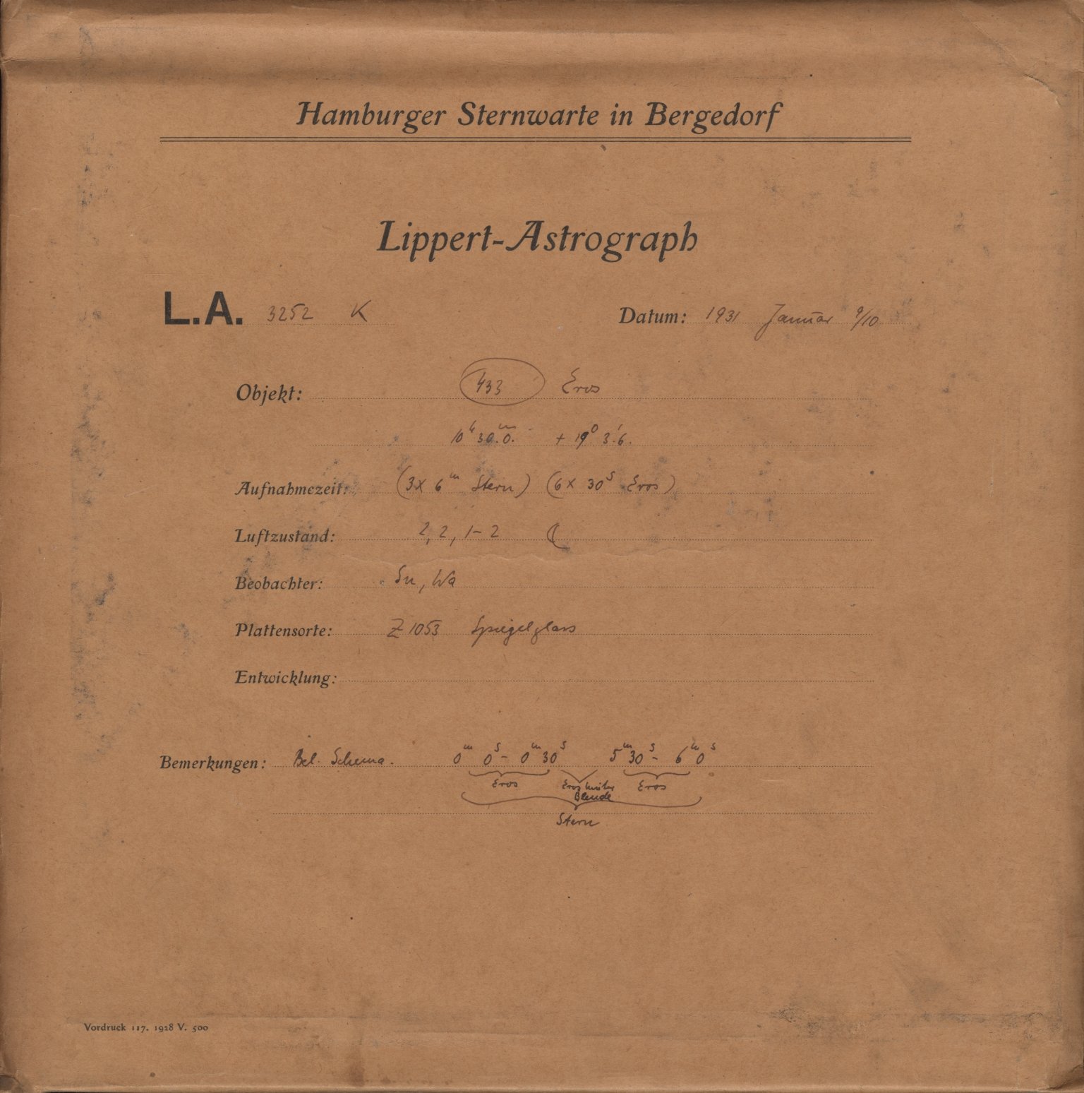 Plattenhuelle LA03252