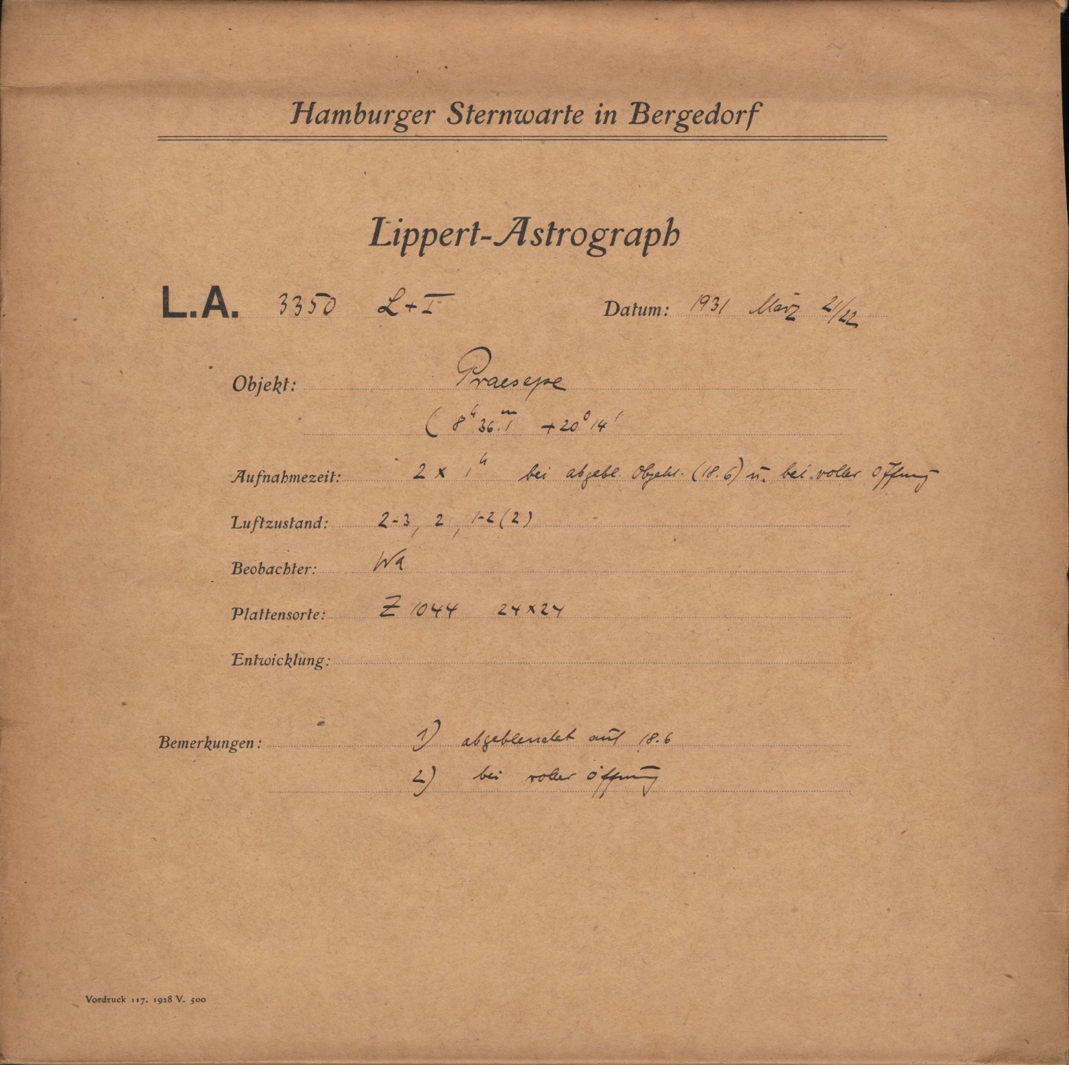 Plattenhuelle LA03350