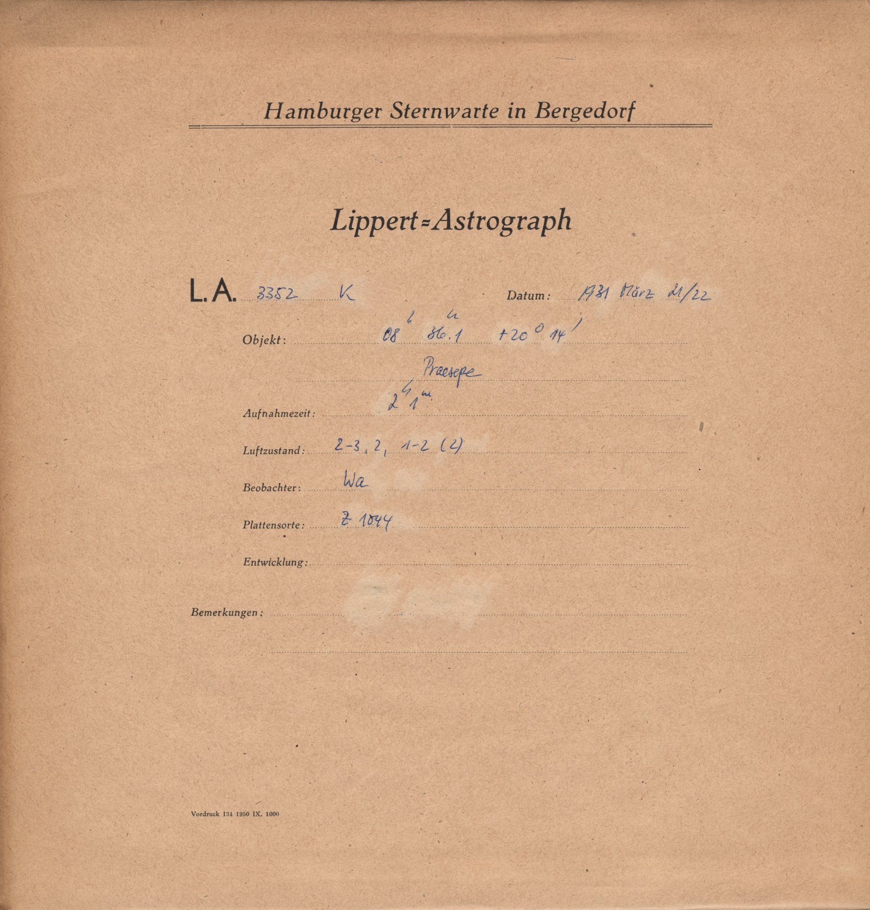 Plattenhuelle LA03352