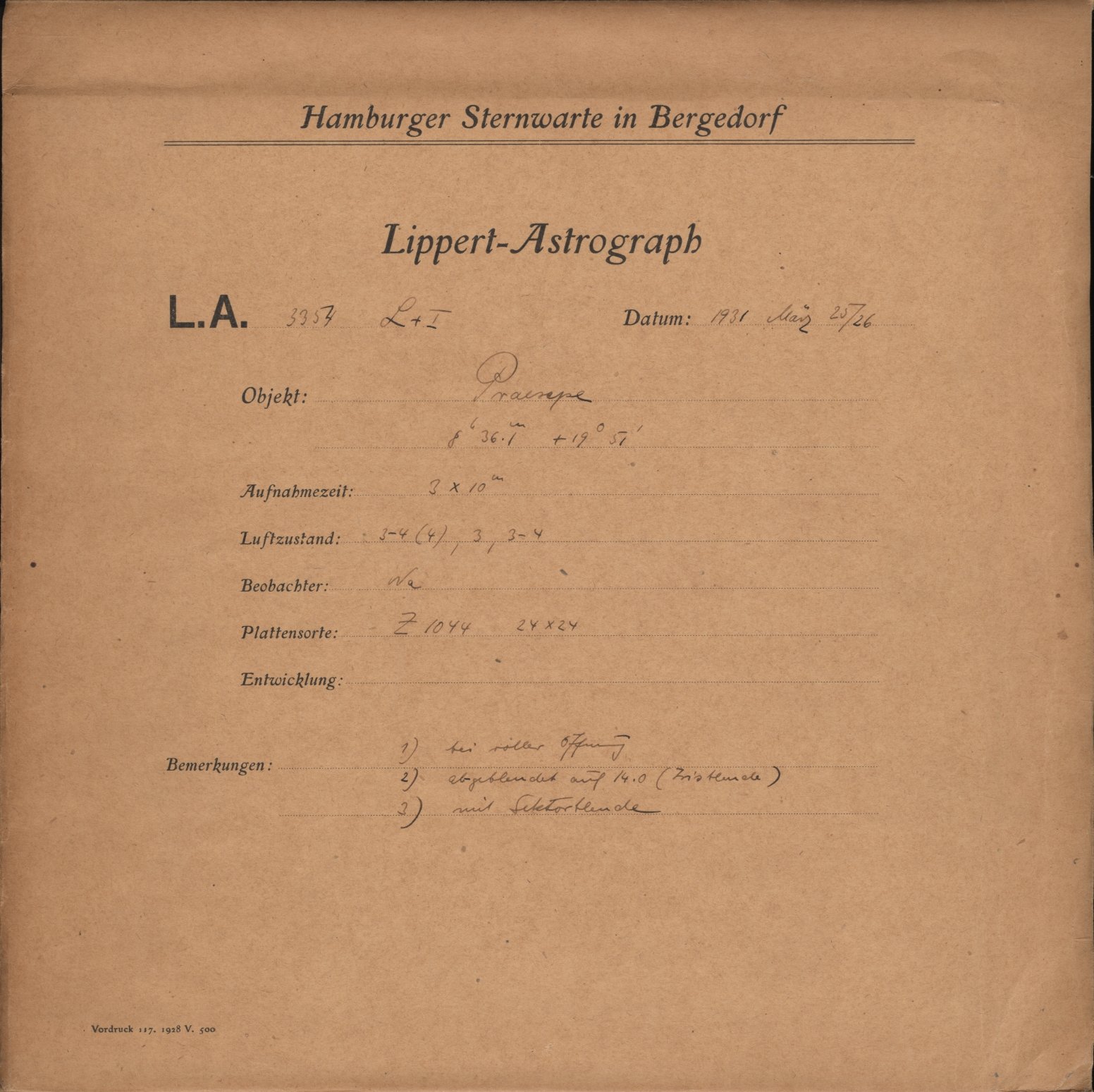 Plattenhuelle LA03354