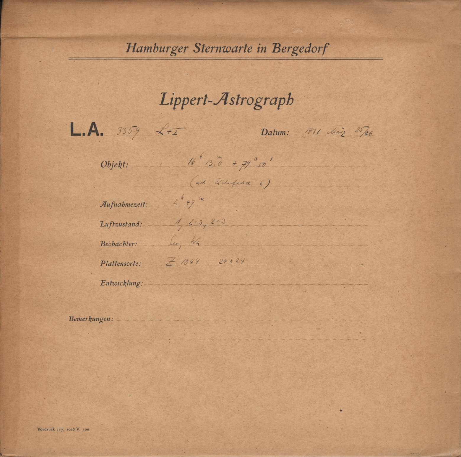 Plattenhuelle LA03359