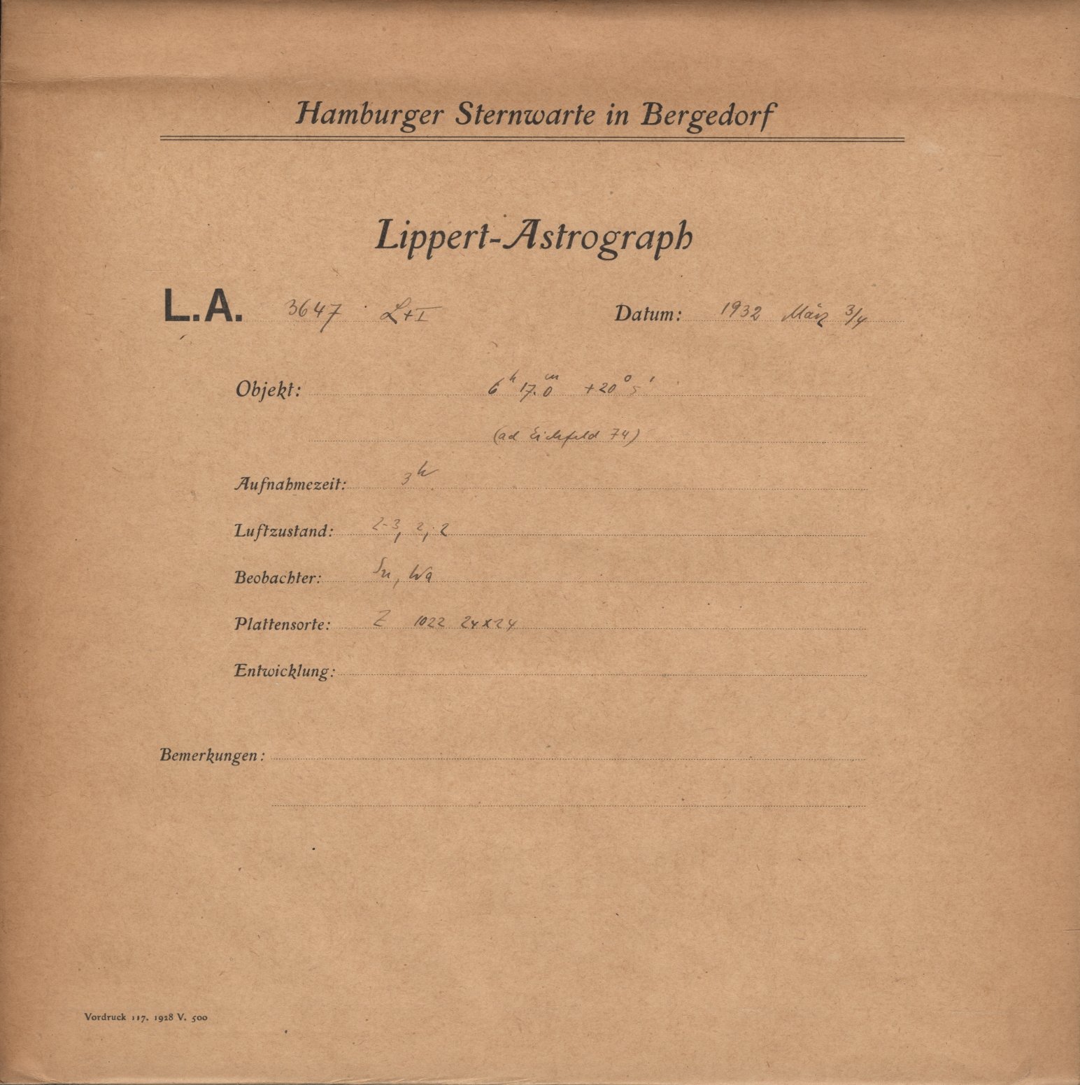 Plattenhuelle LA03647