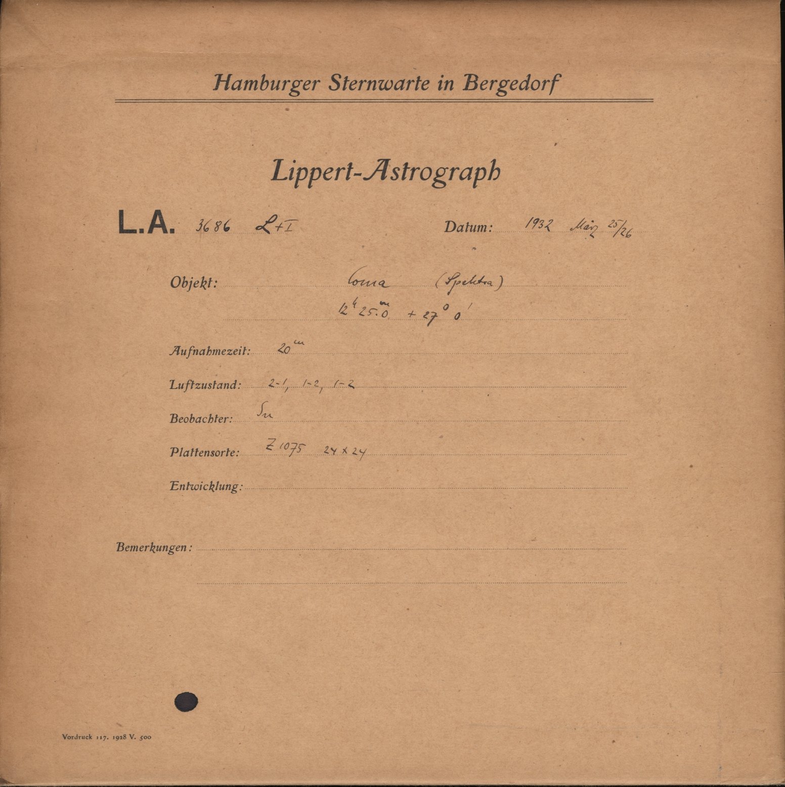 Plattenhuelle LA03686