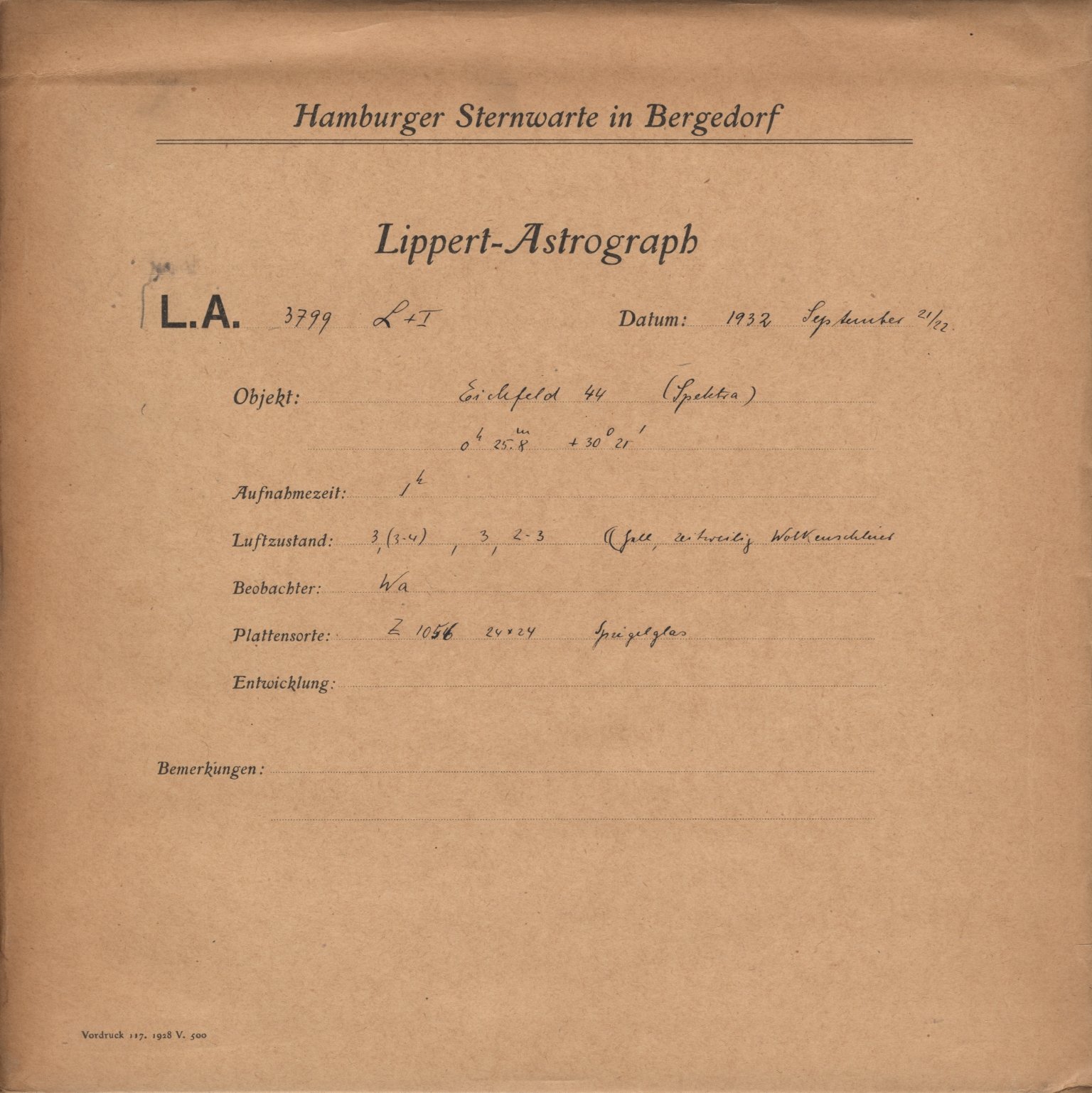 Plattenhuelle LA03799