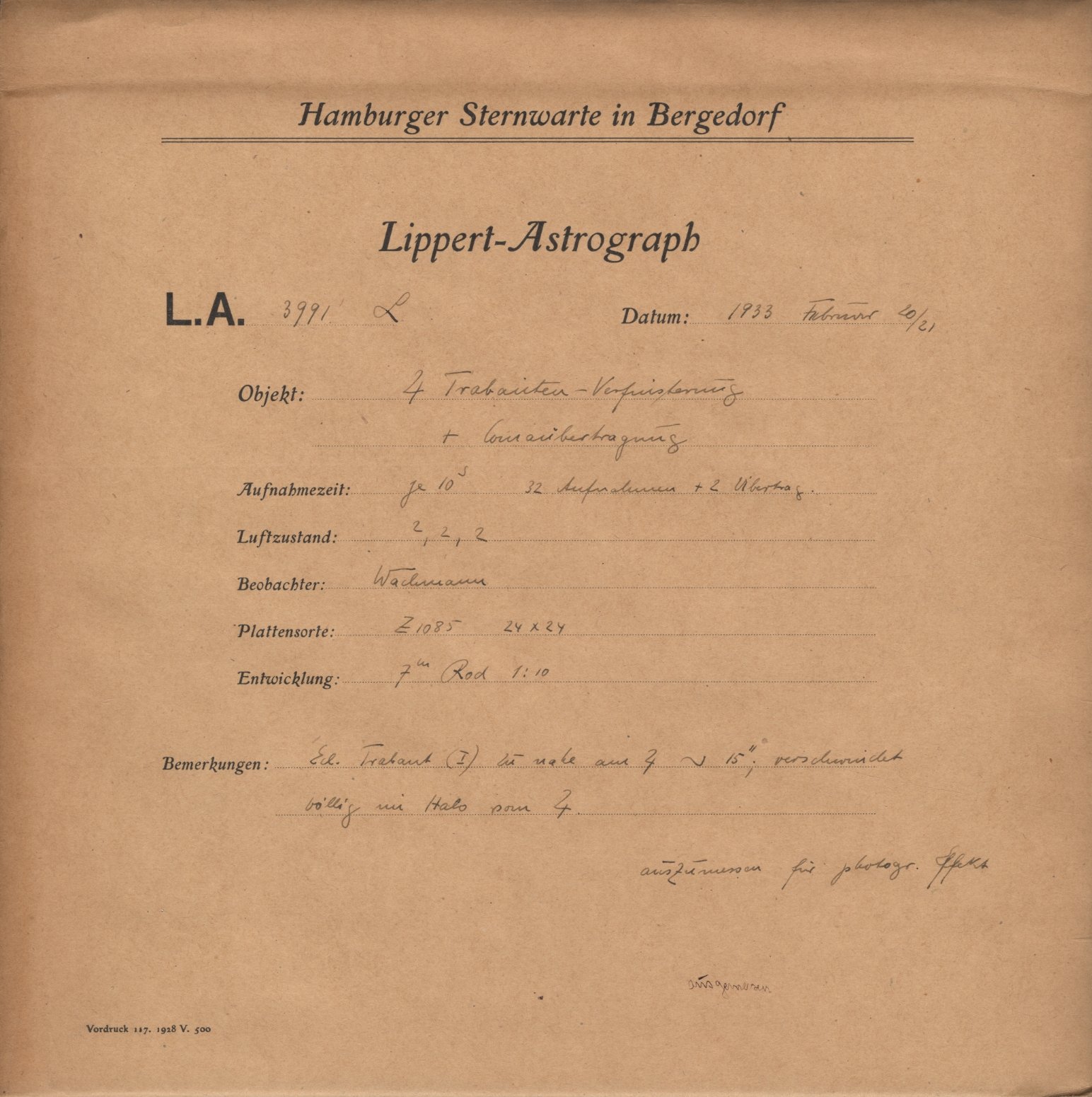 Plattenhuelle LA03991