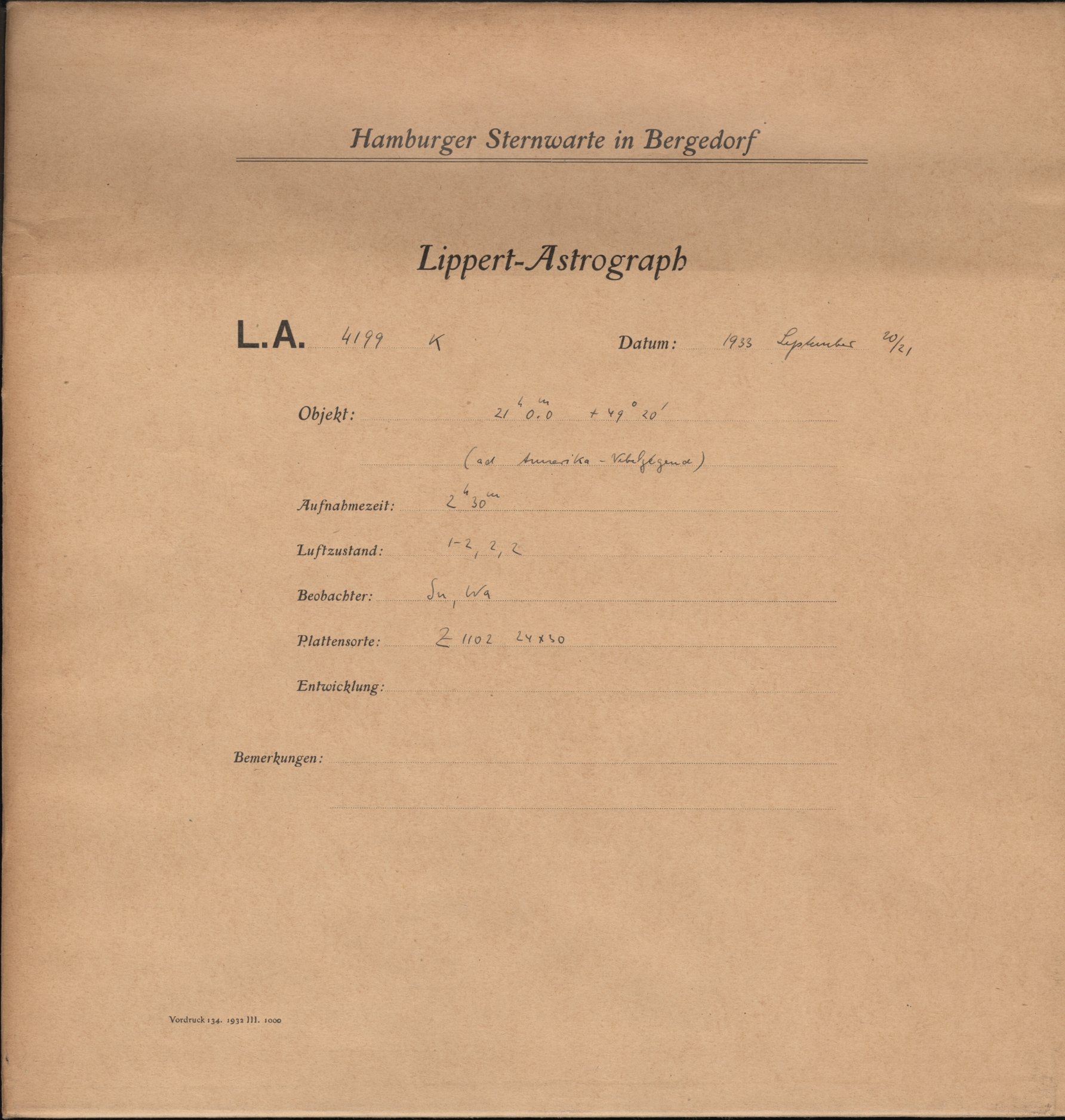Plattenhuelle LA04199