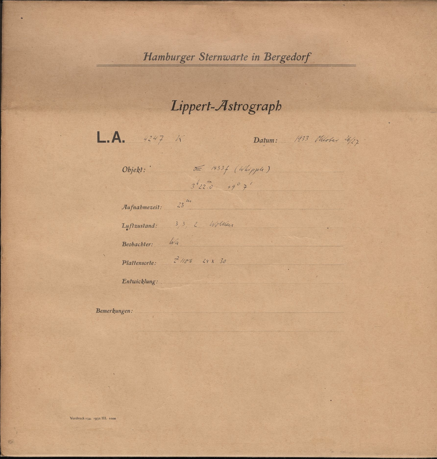 Plattenhuelle LA04247