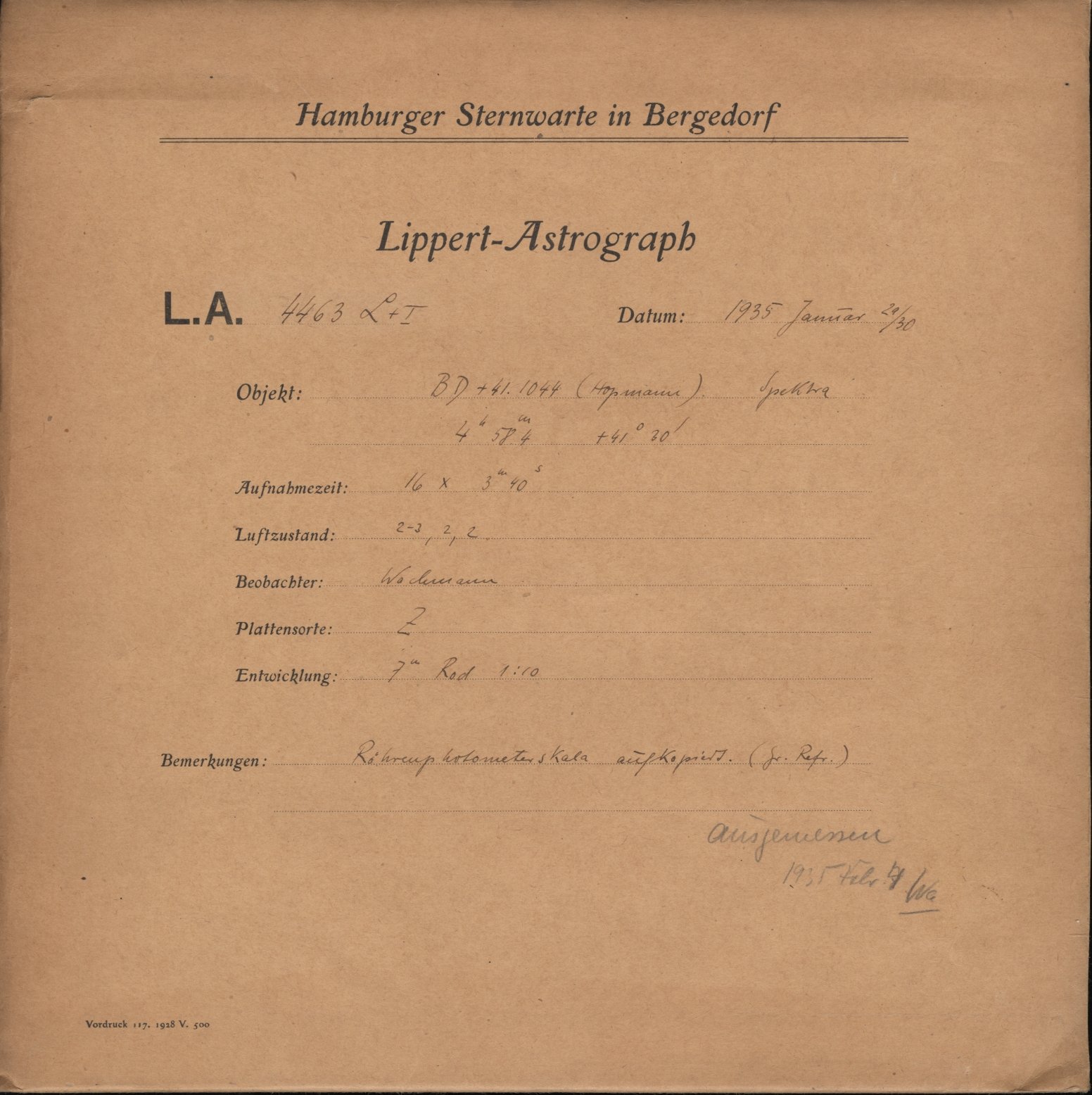 Plattenhuelle LA04463