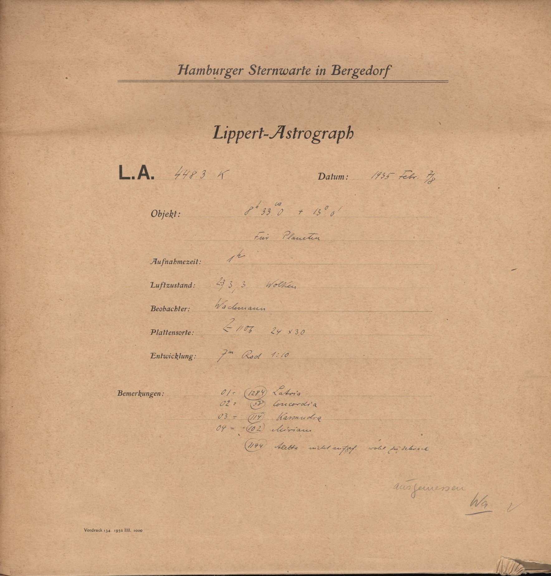 Plattenhuelle LA04483