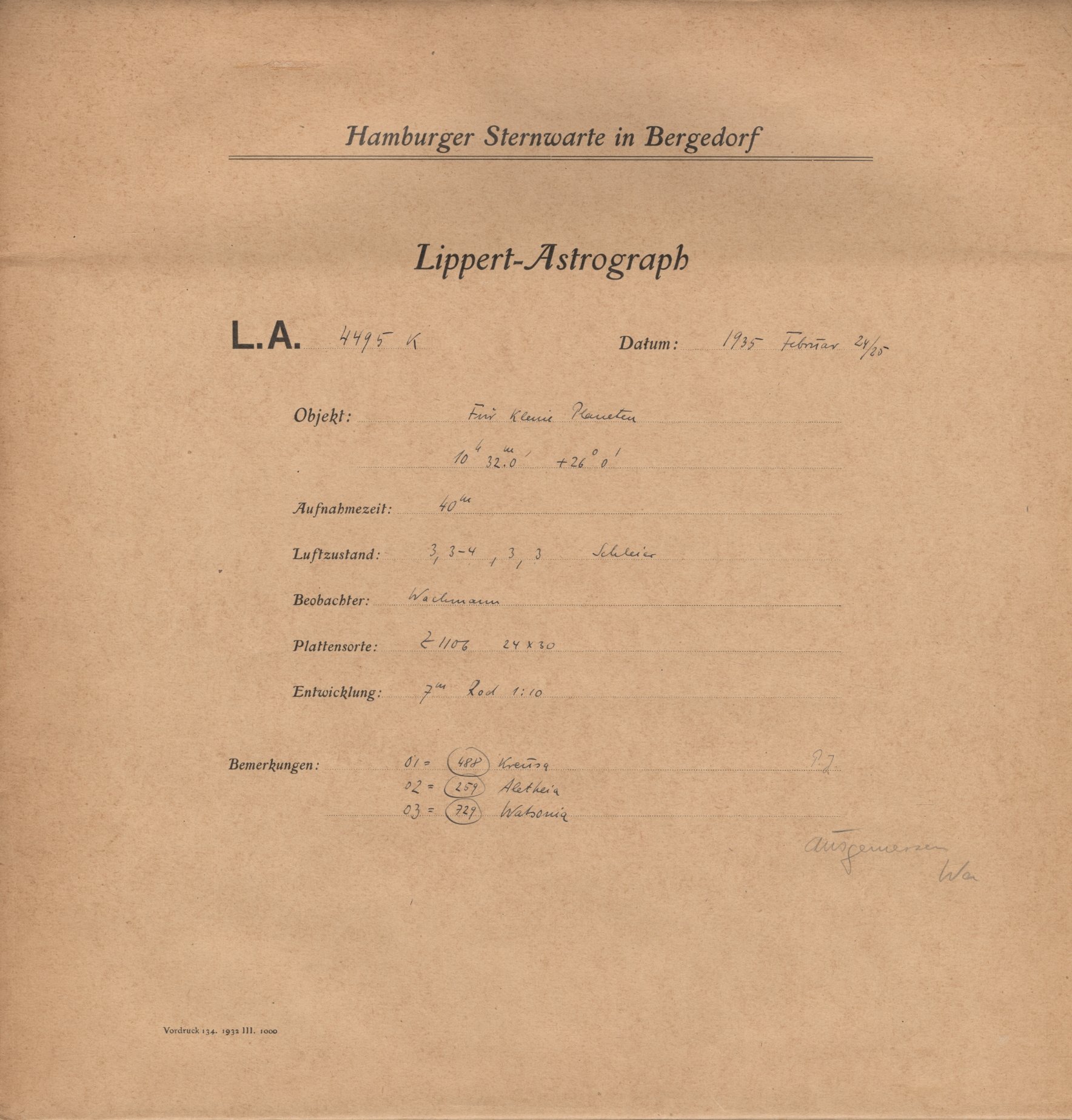 Plattenhuelle LA04495