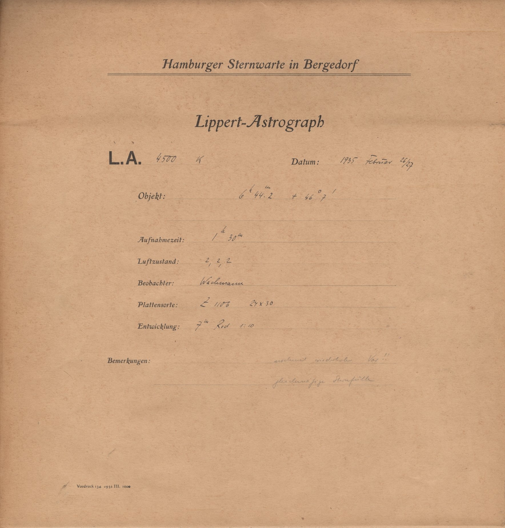 Plattenhuelle LA04500