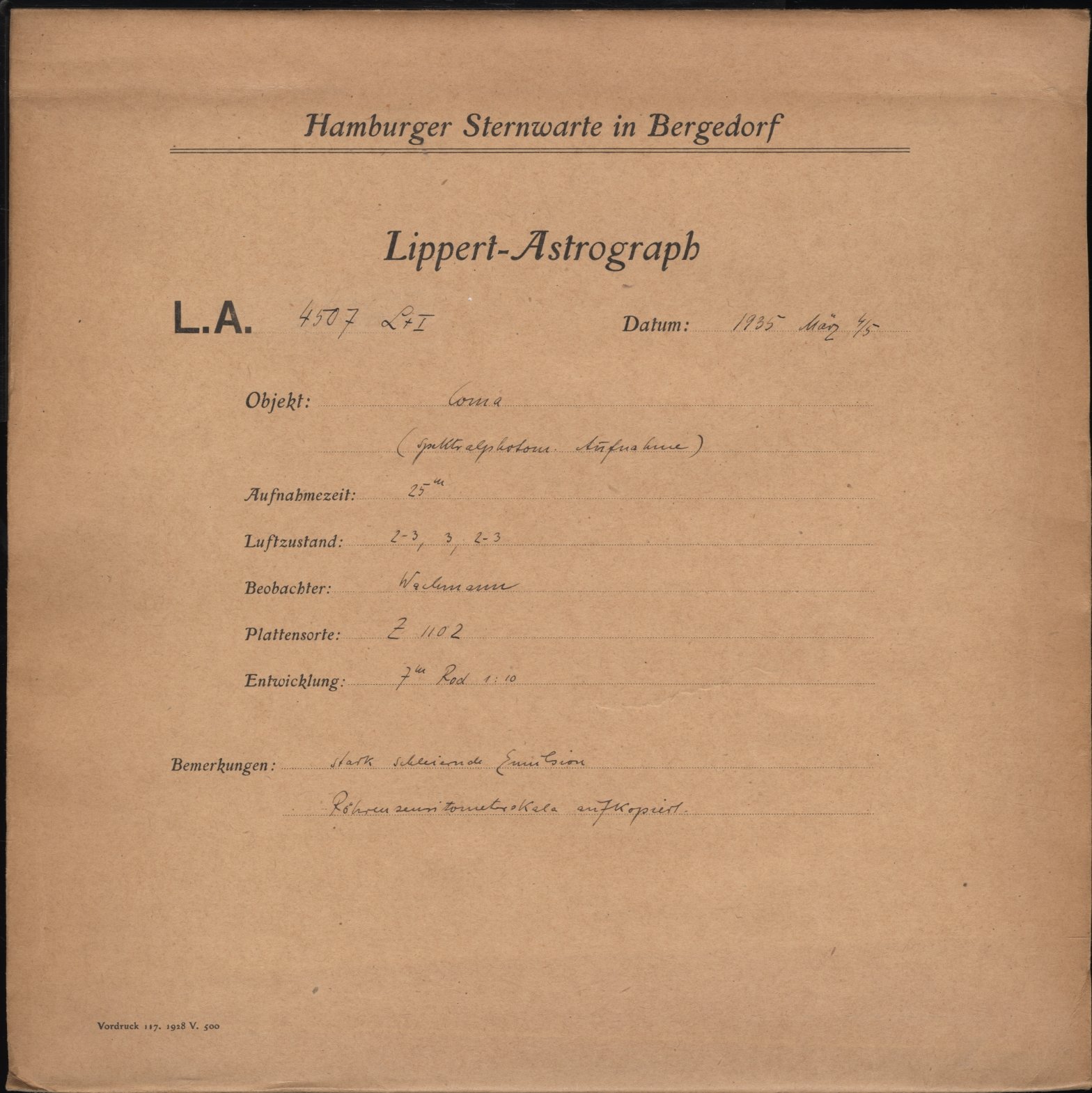 Plattenhuelle LA04507