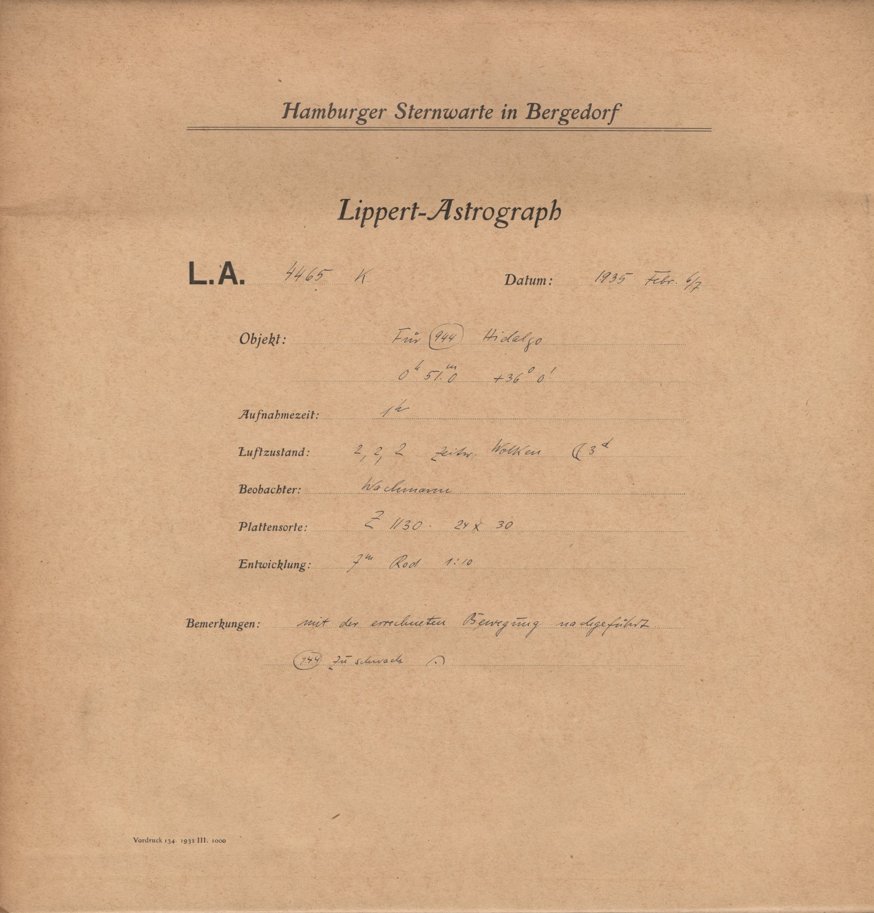 Plattenhuelle LA04465