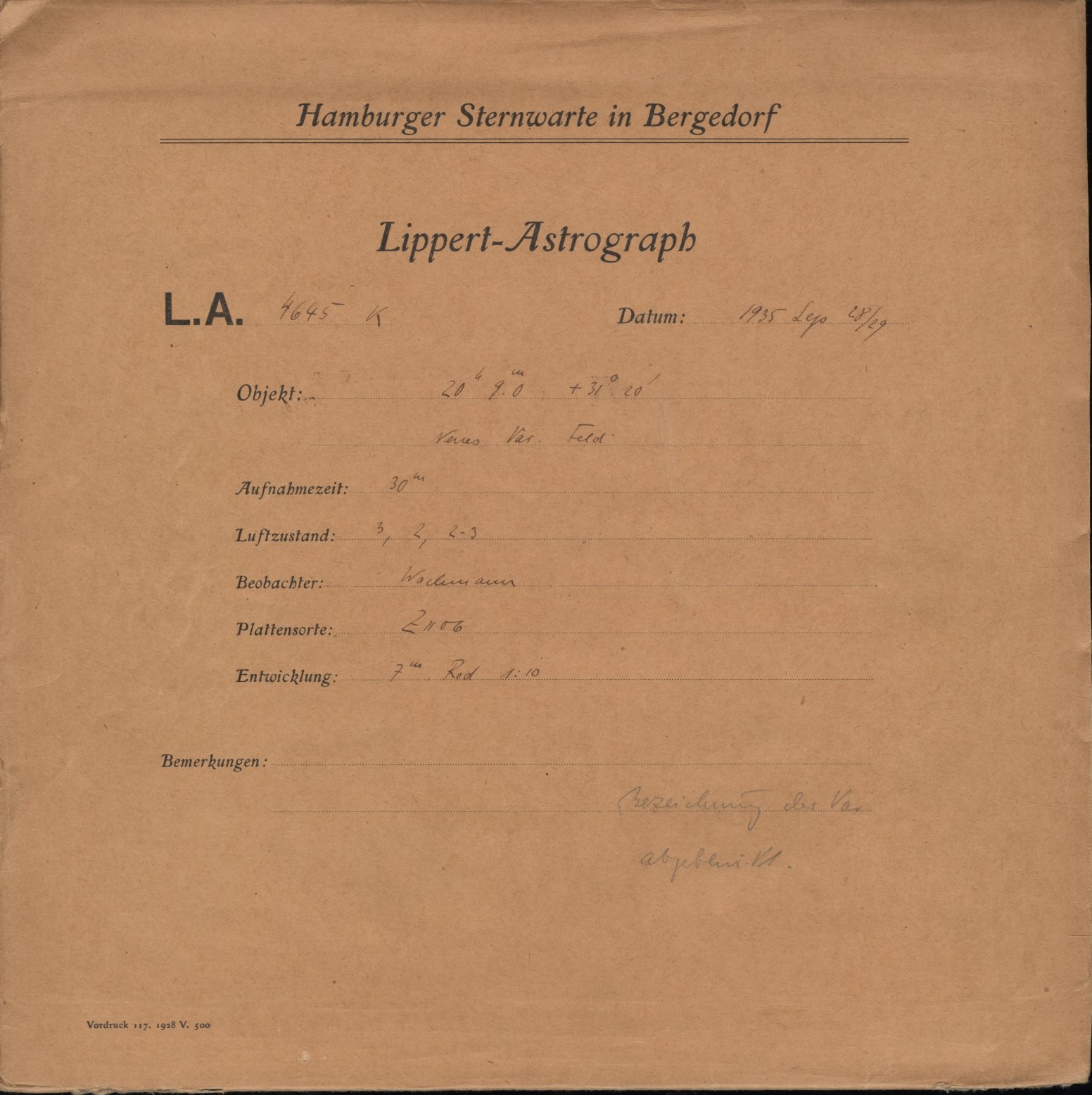 Plattenhuelle LA04645