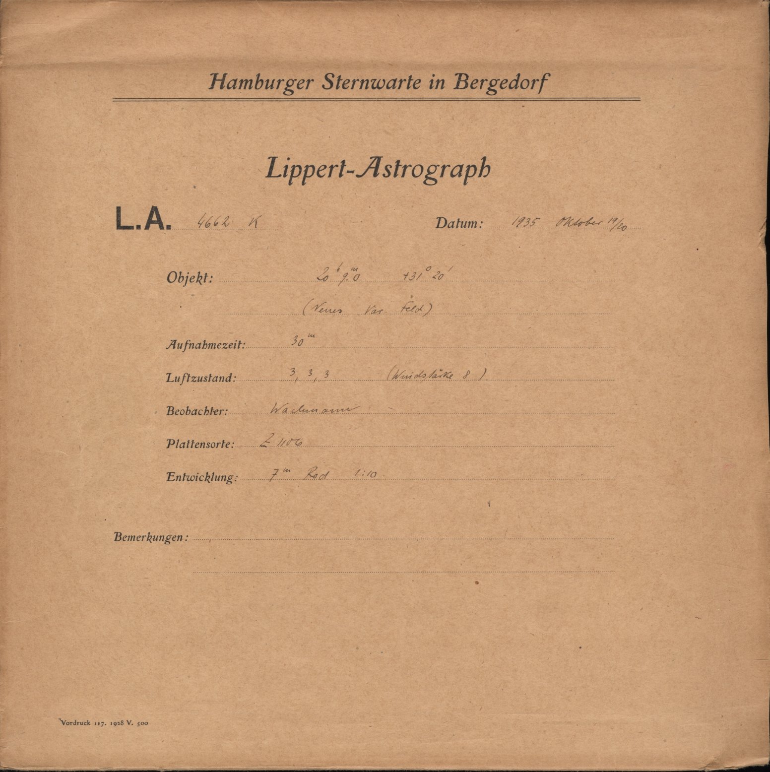 Plattenhuelle LA04662