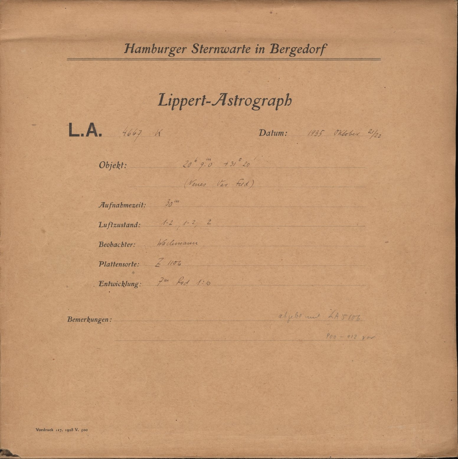 Plattenhuelle LA04667