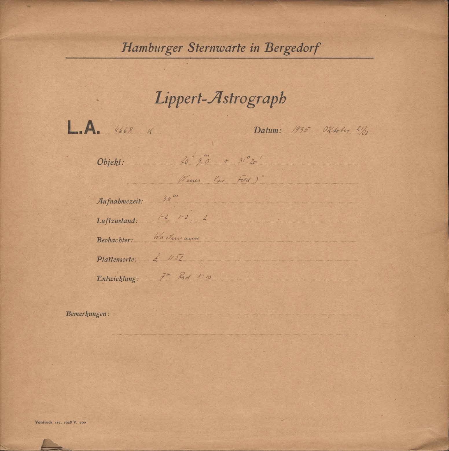 Plattenhuelle LA04668