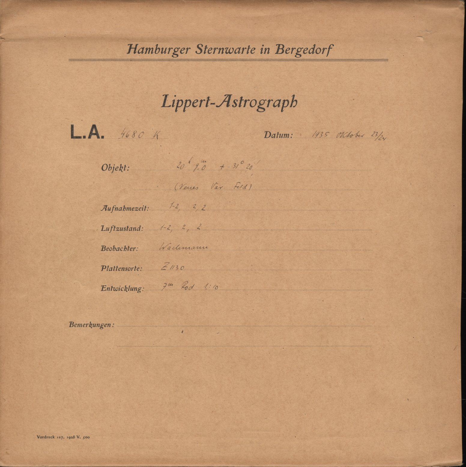 Plattenhuelle LA04680