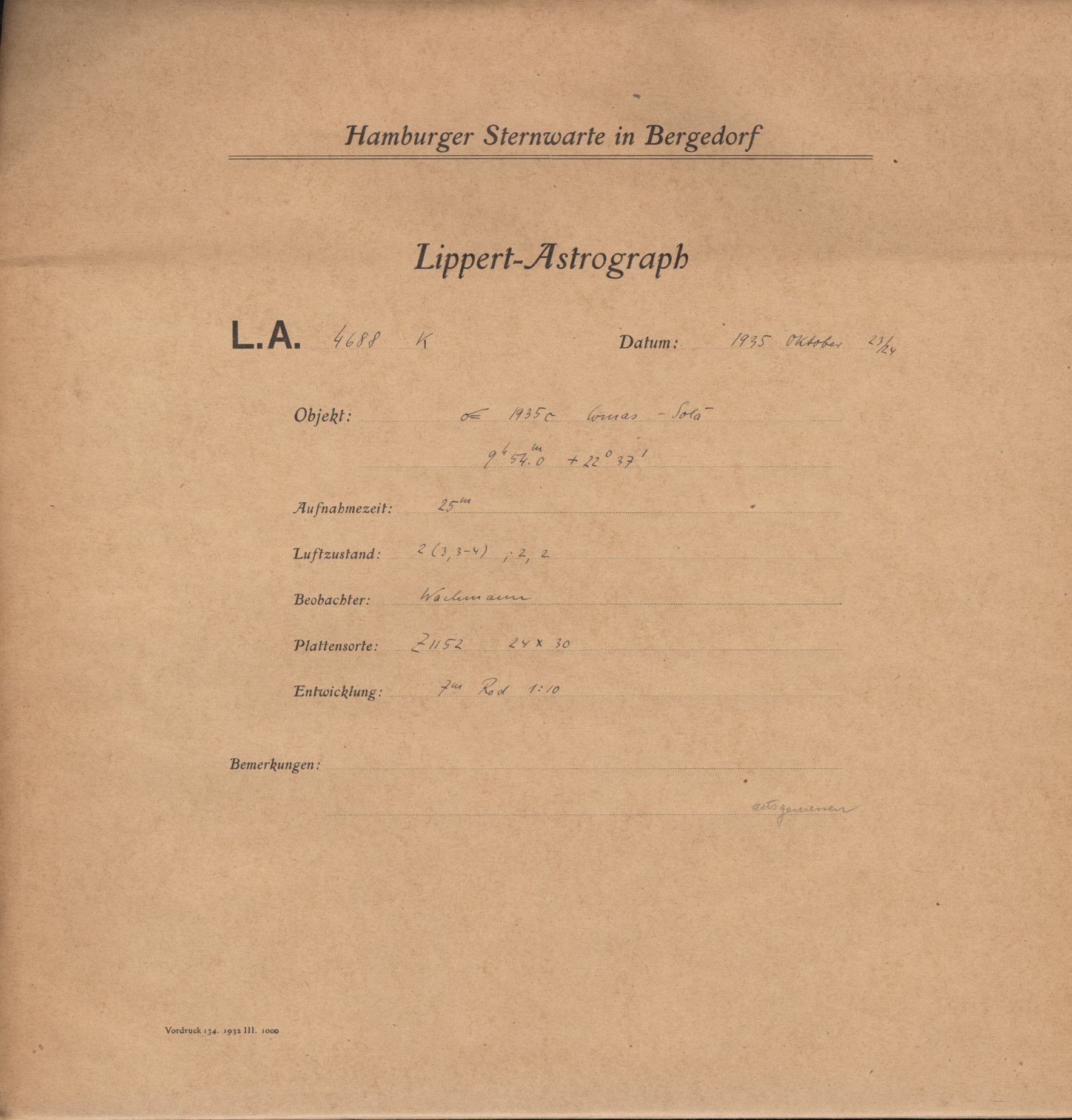 Plattenhuelle LA04688