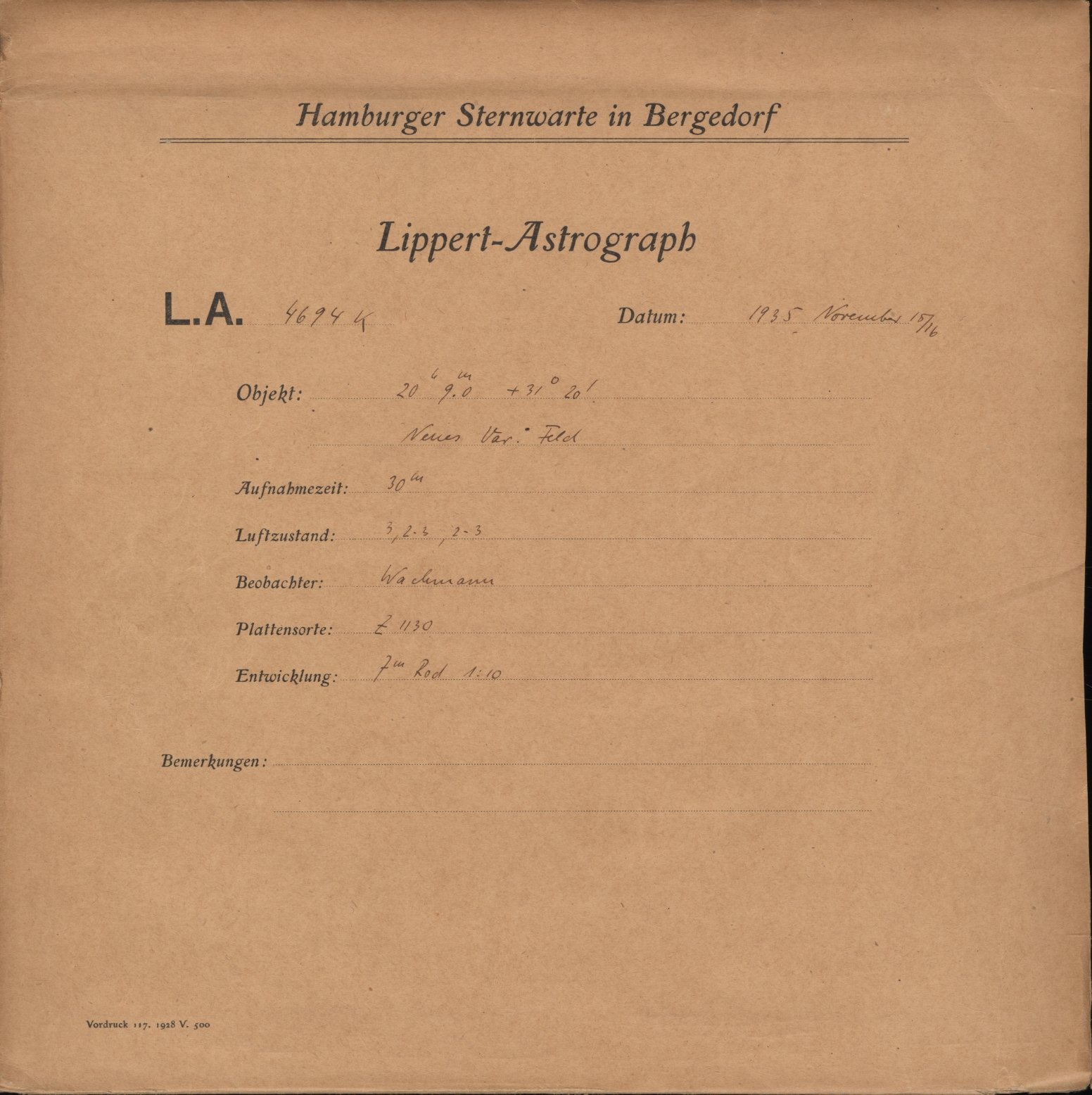 Plattenhuelle LA04694