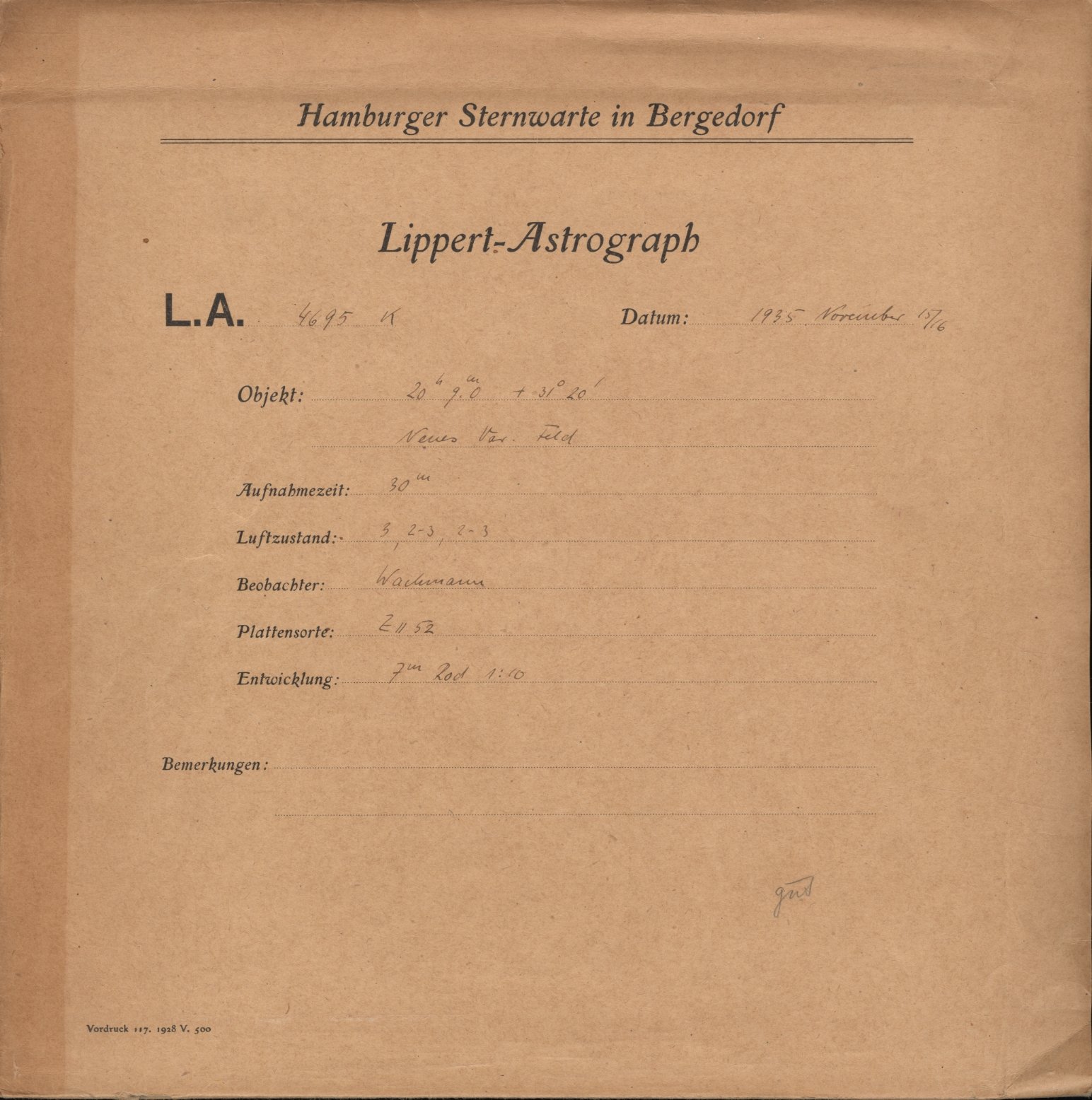 Plattenhuelle LA04695