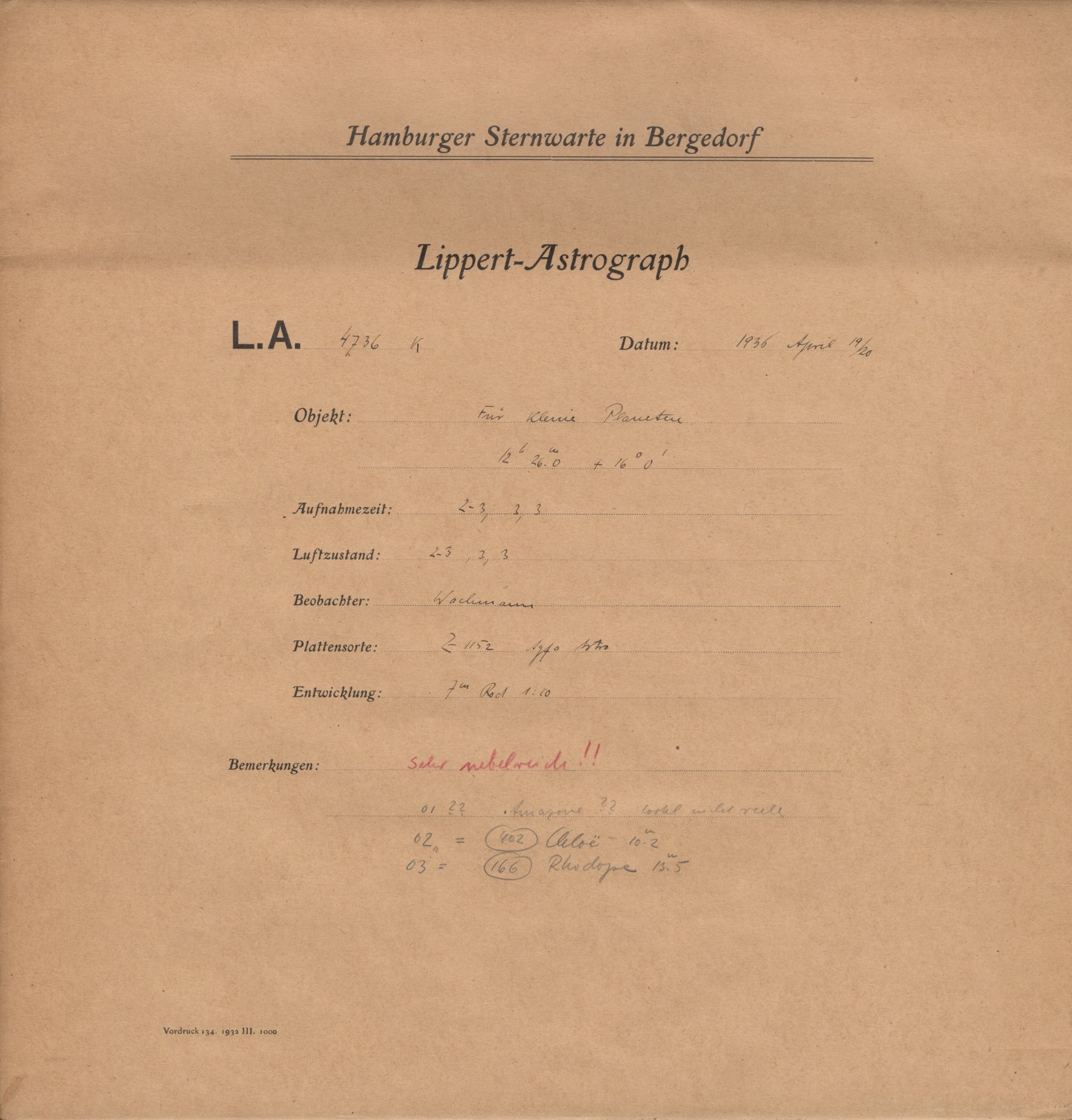 Plattenhuelle LA04736