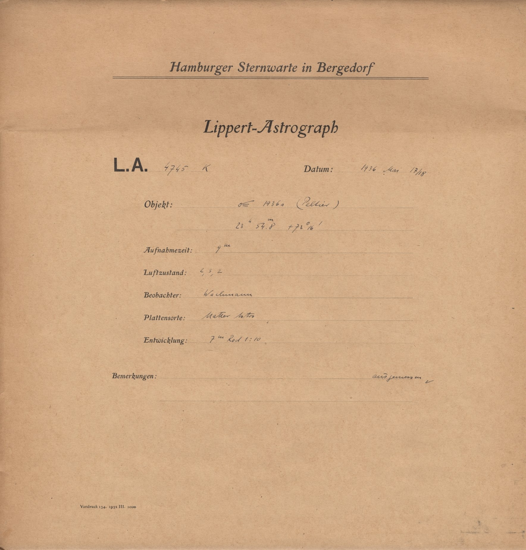 Plattenhuelle LA04745