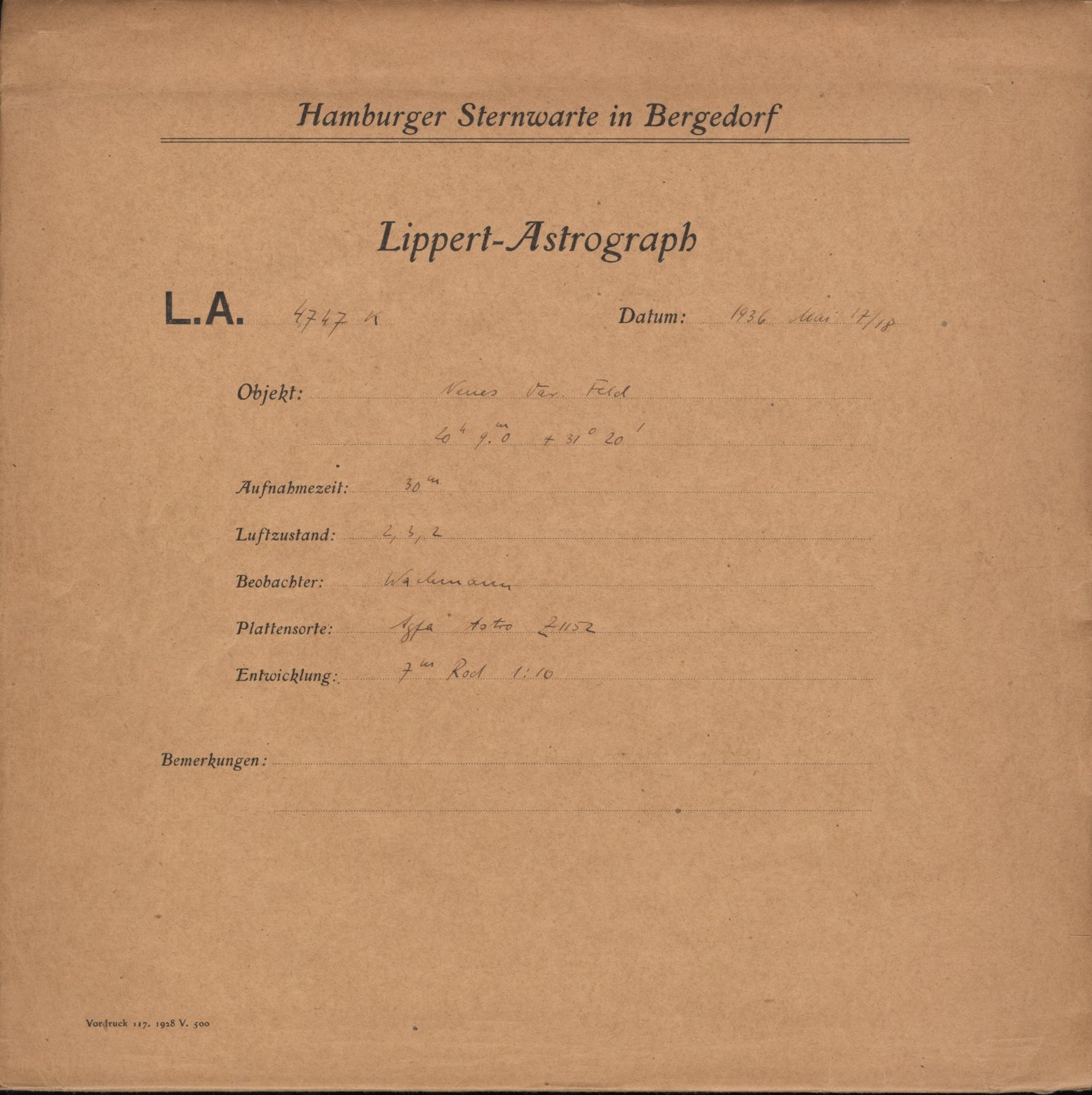 Plattenhuelle LA04747