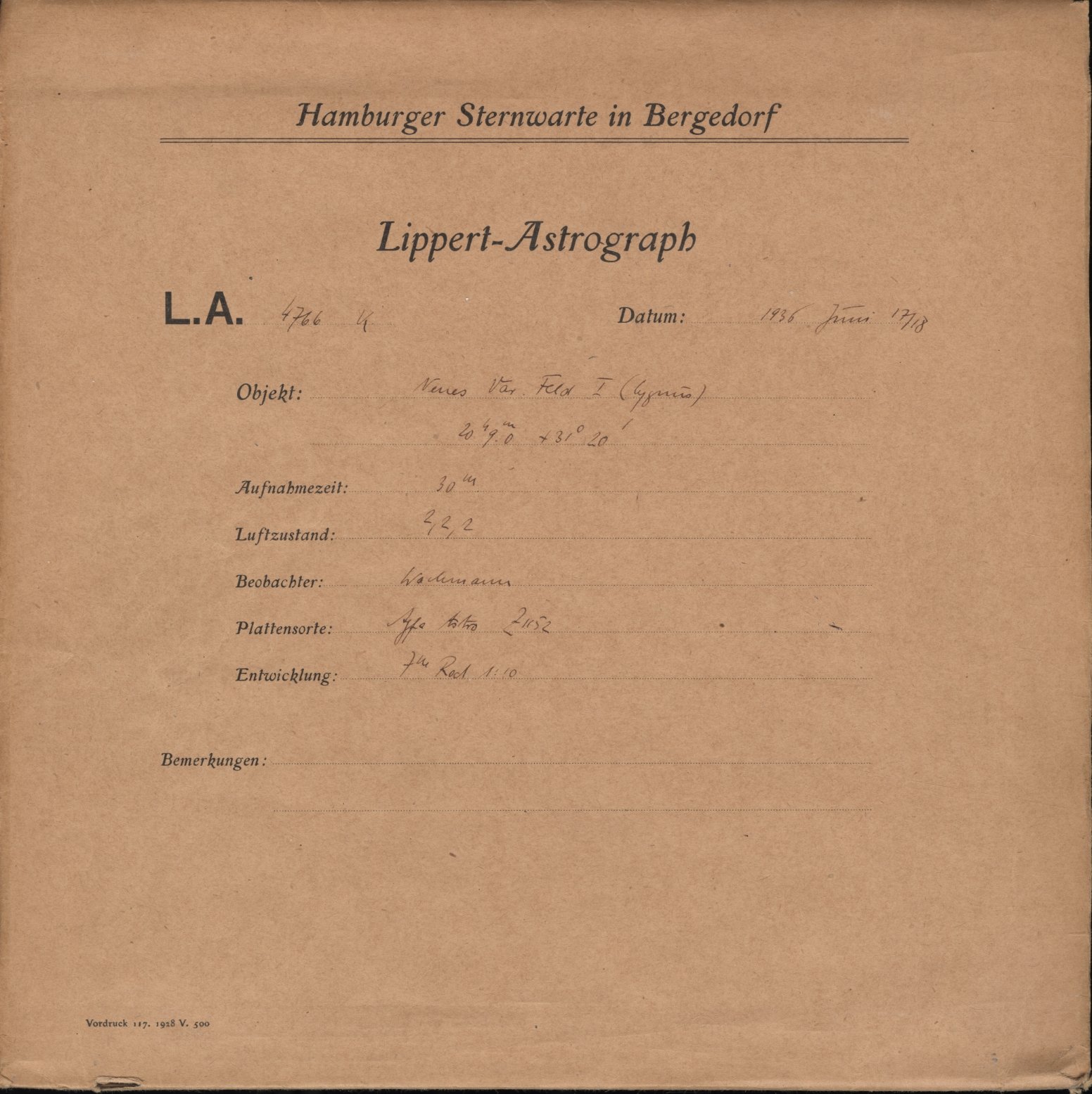 Plattenhuelle LA04766