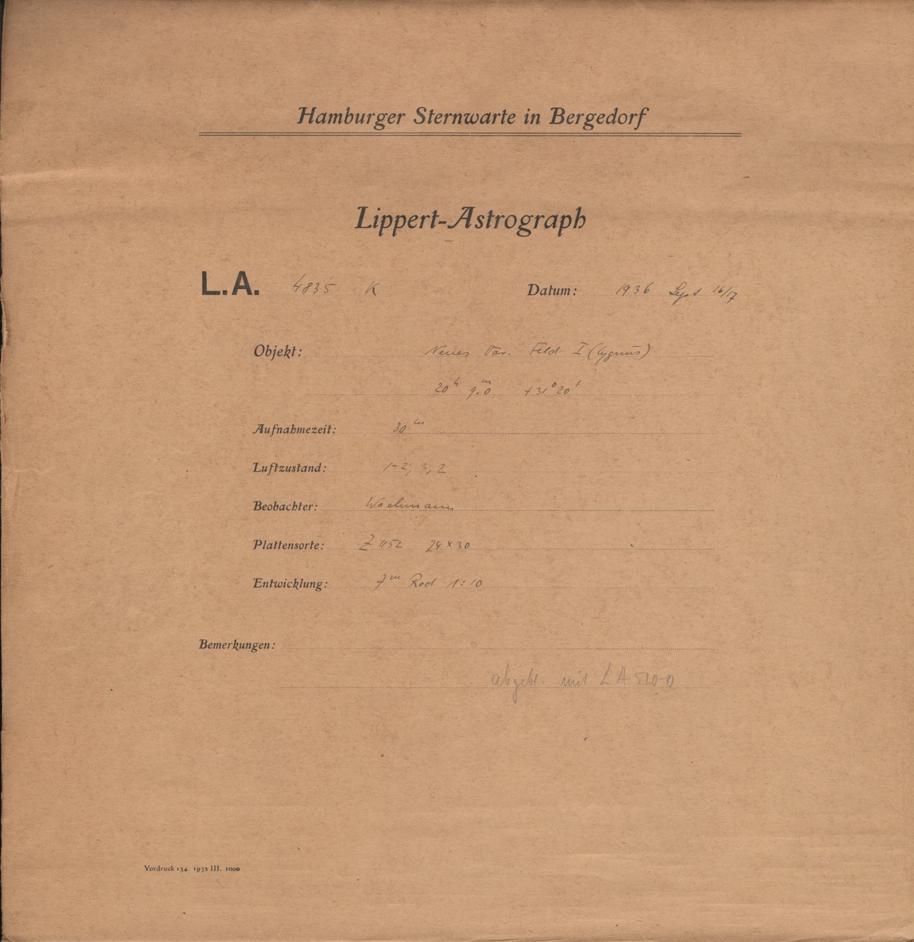 Plattenhuelle LA04835