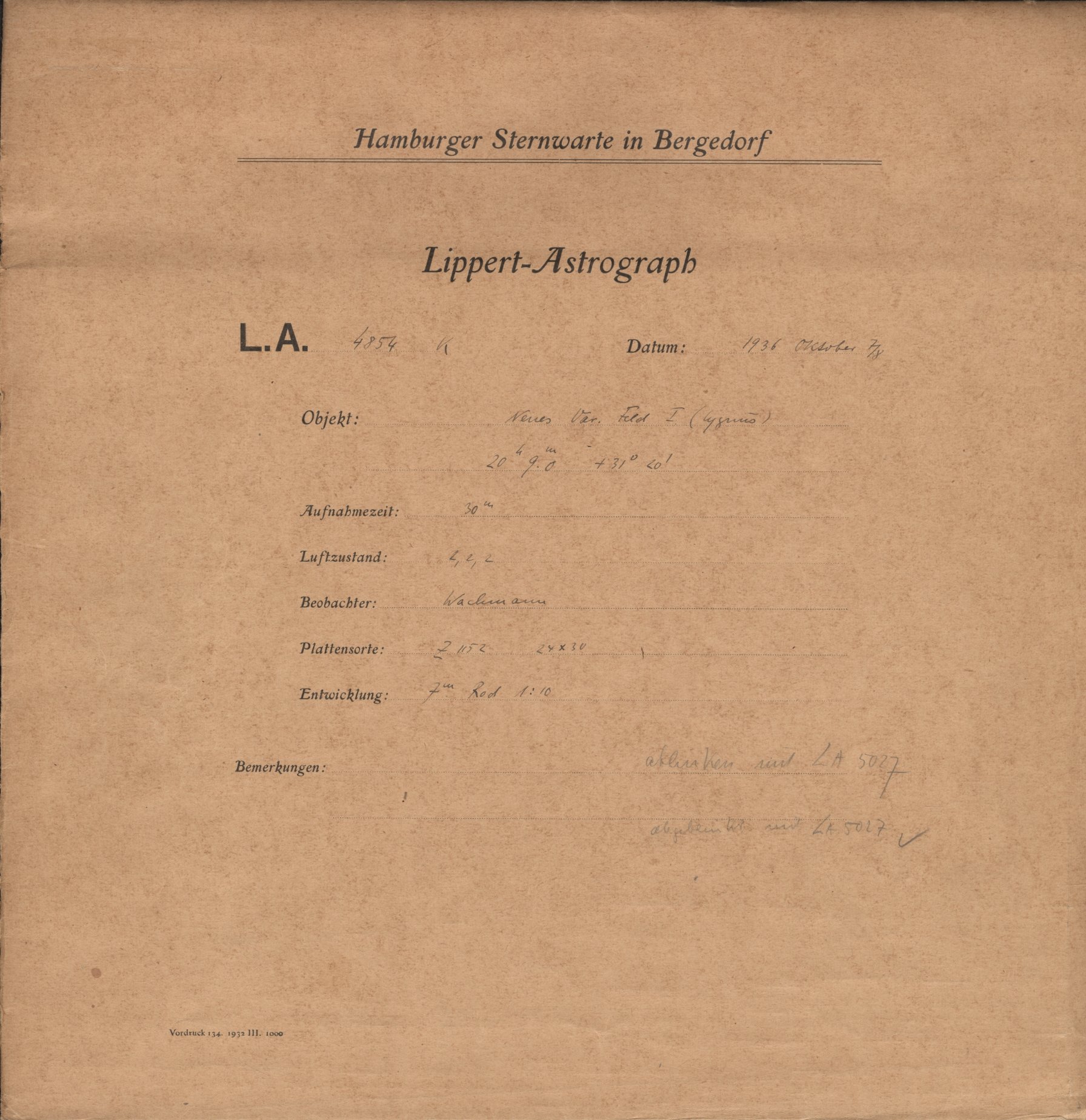 Plattenhuelle LA04854
