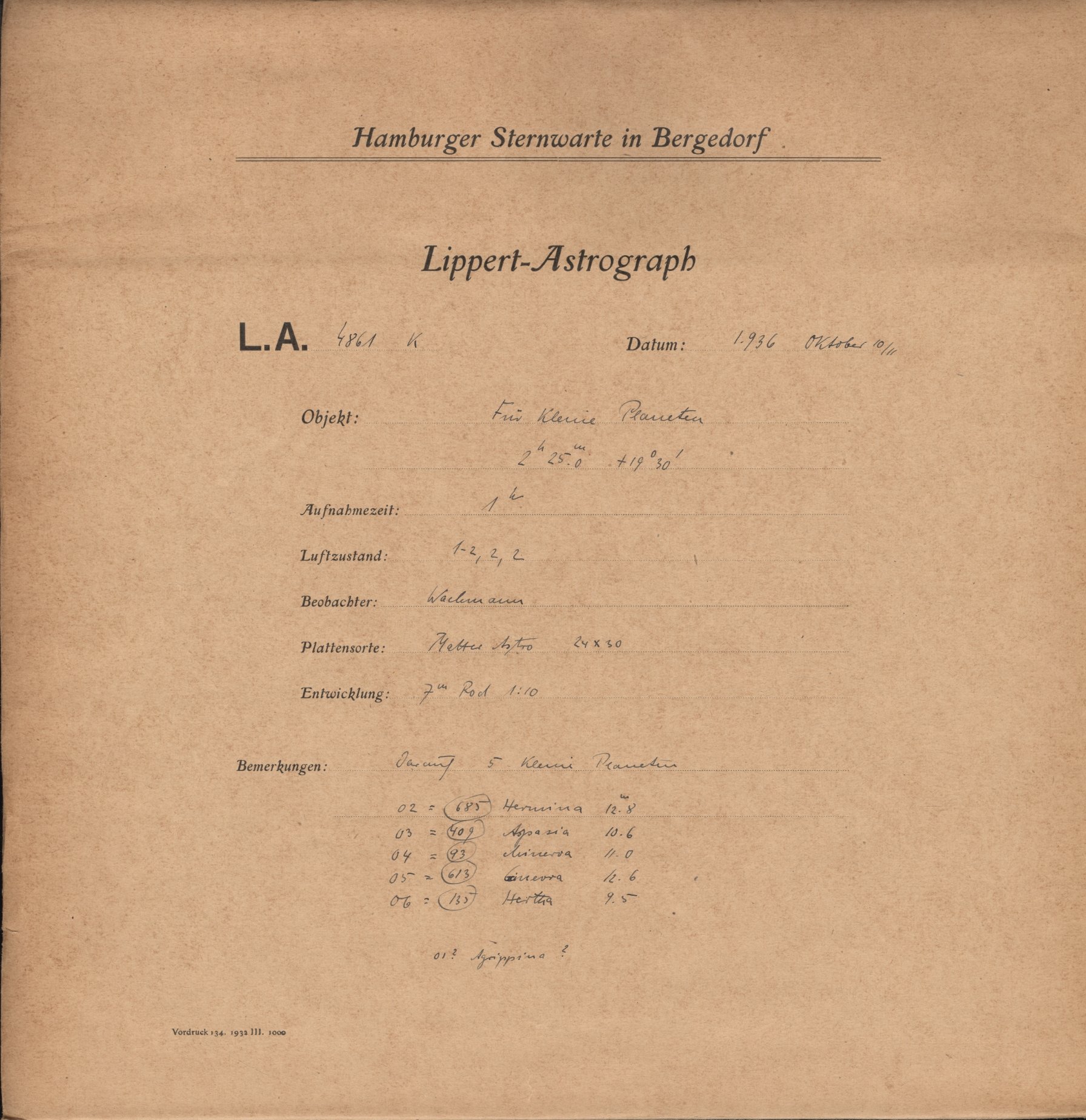 Plattenhuelle LA04861