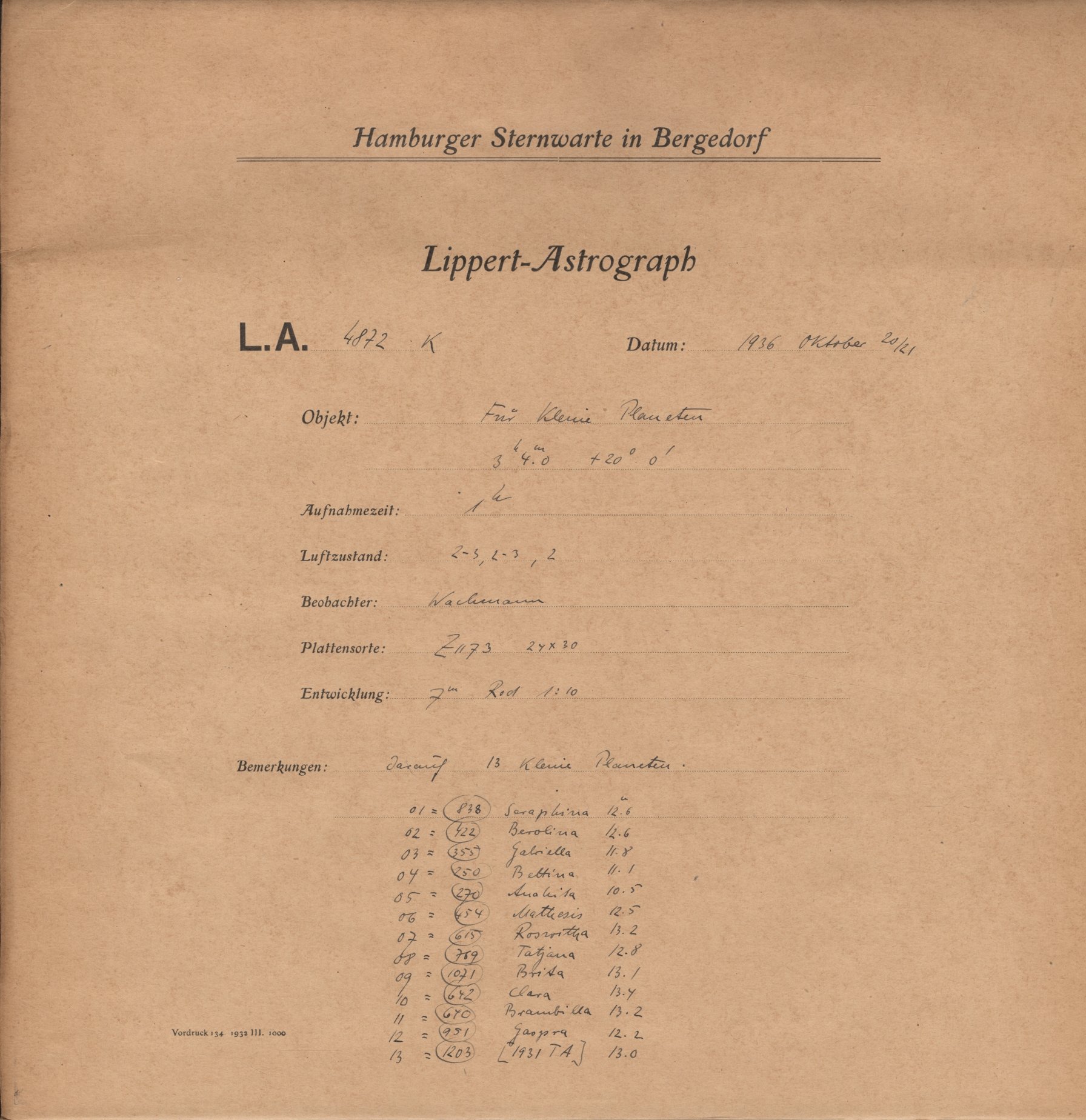 Plattenhuelle LA04872