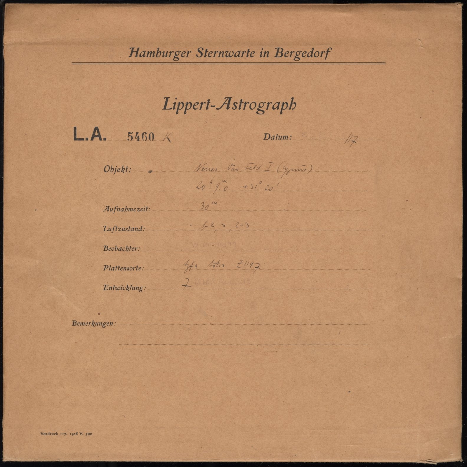 Plattenhuelle LA05460