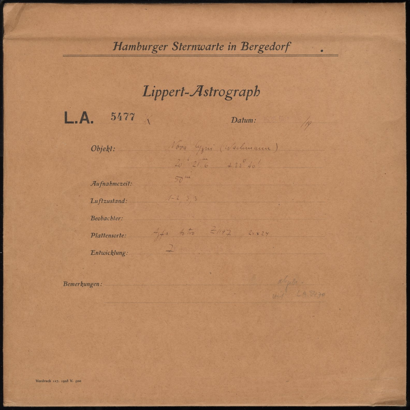 Plattenhuelle LA05477