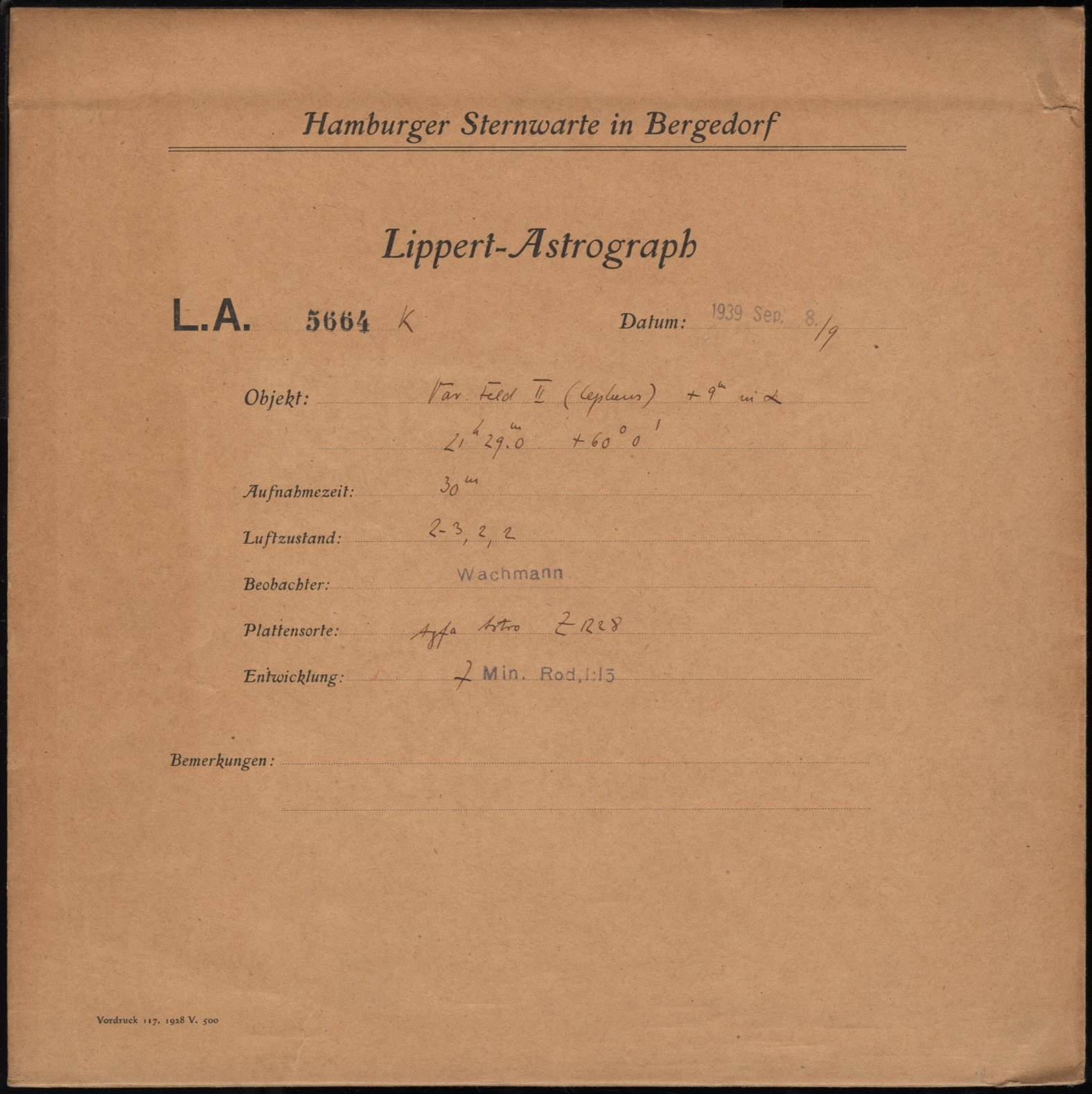Plattenhuelle LA05664