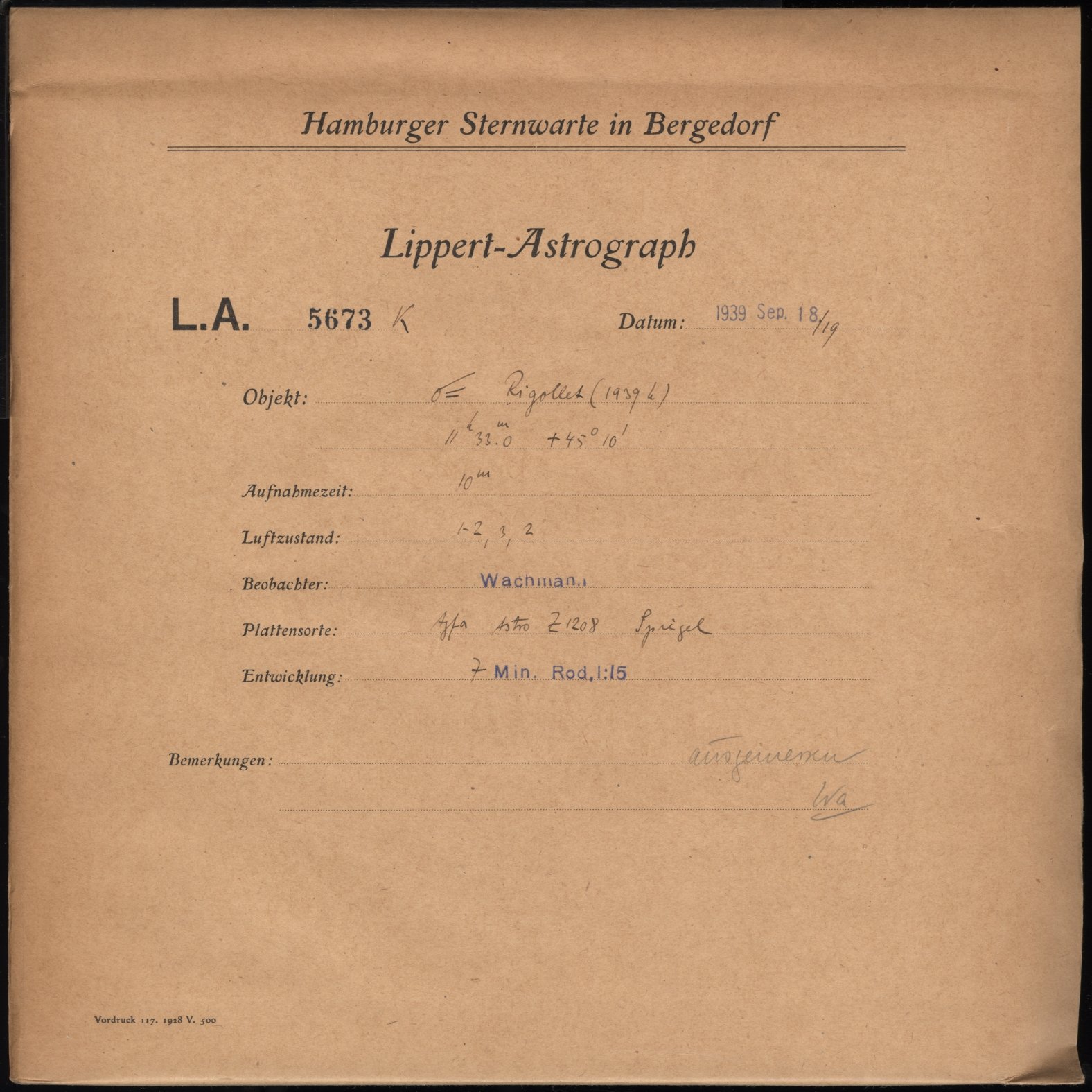 Plattenhuelle LA05673