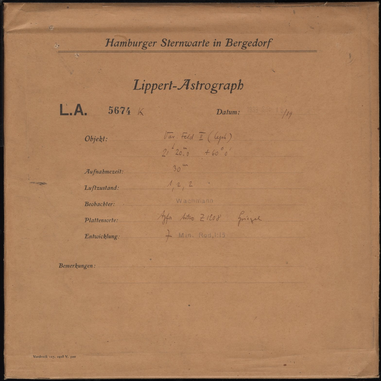 Plattenhuelle LA05674