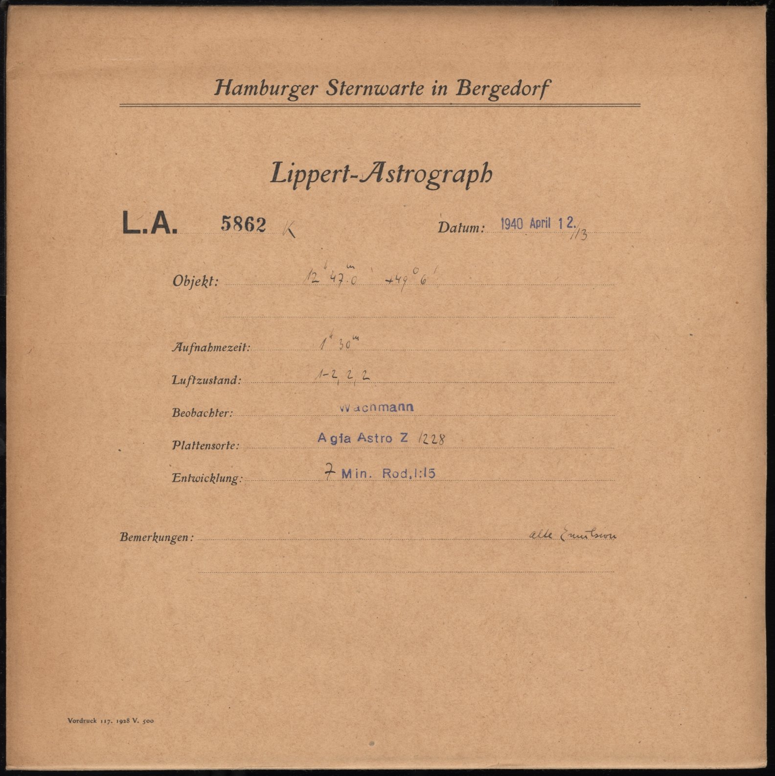 Plattenhuelle LA05862