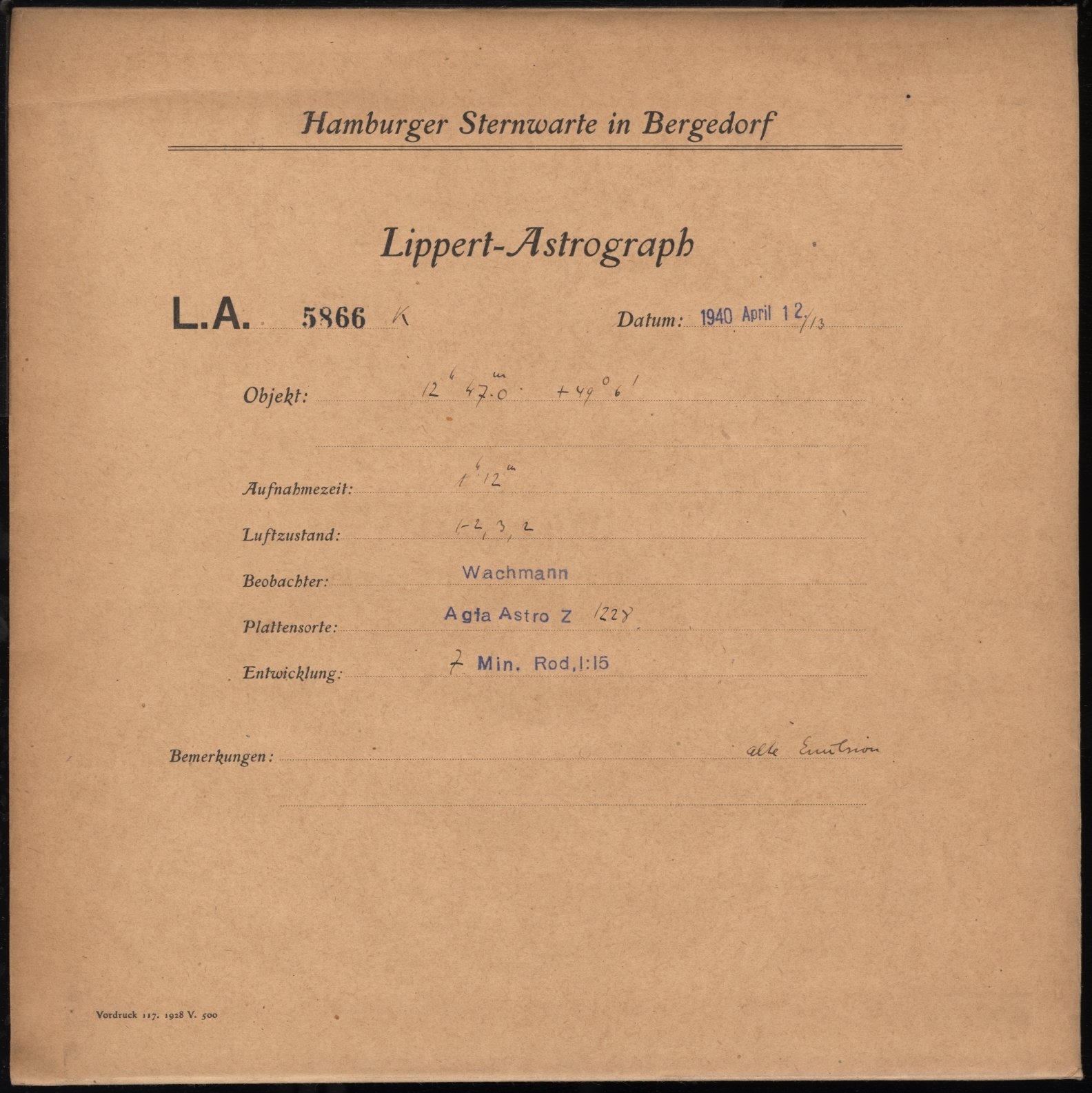 Plattenhuelle LA05866
