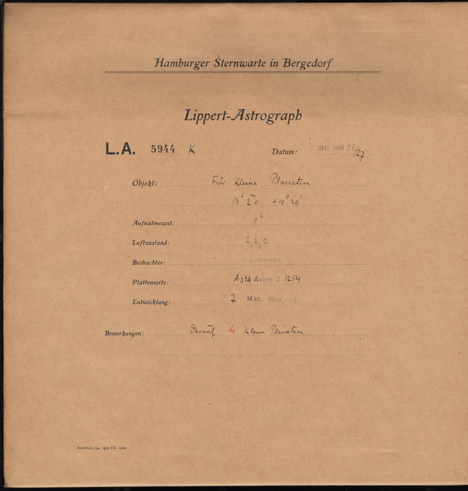 Plattenhuelle LA05944