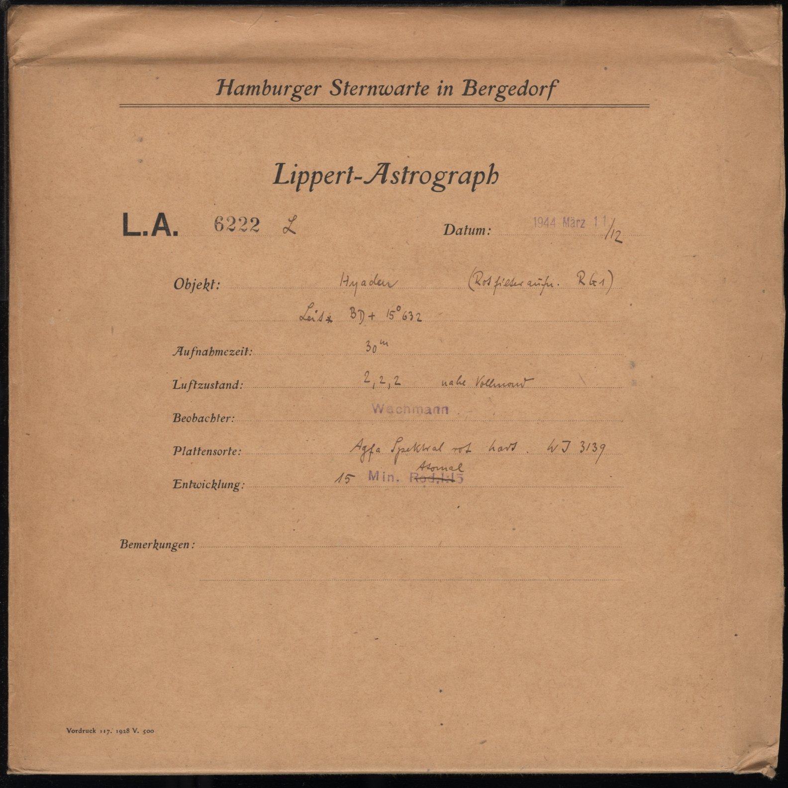 Plattenhuelle LA06222
