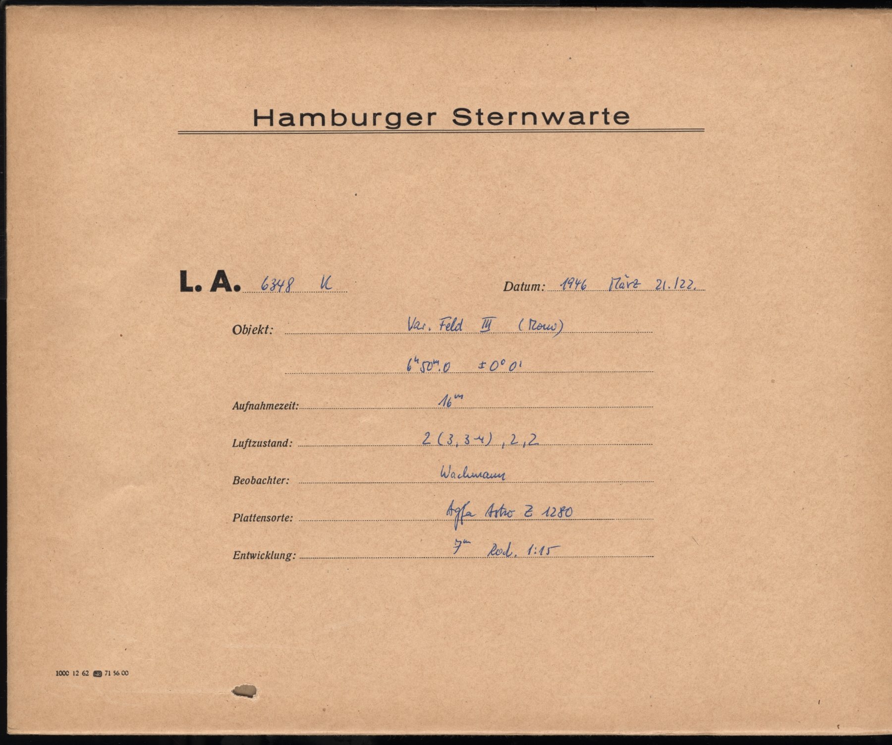 Plattenhuelle LA06348