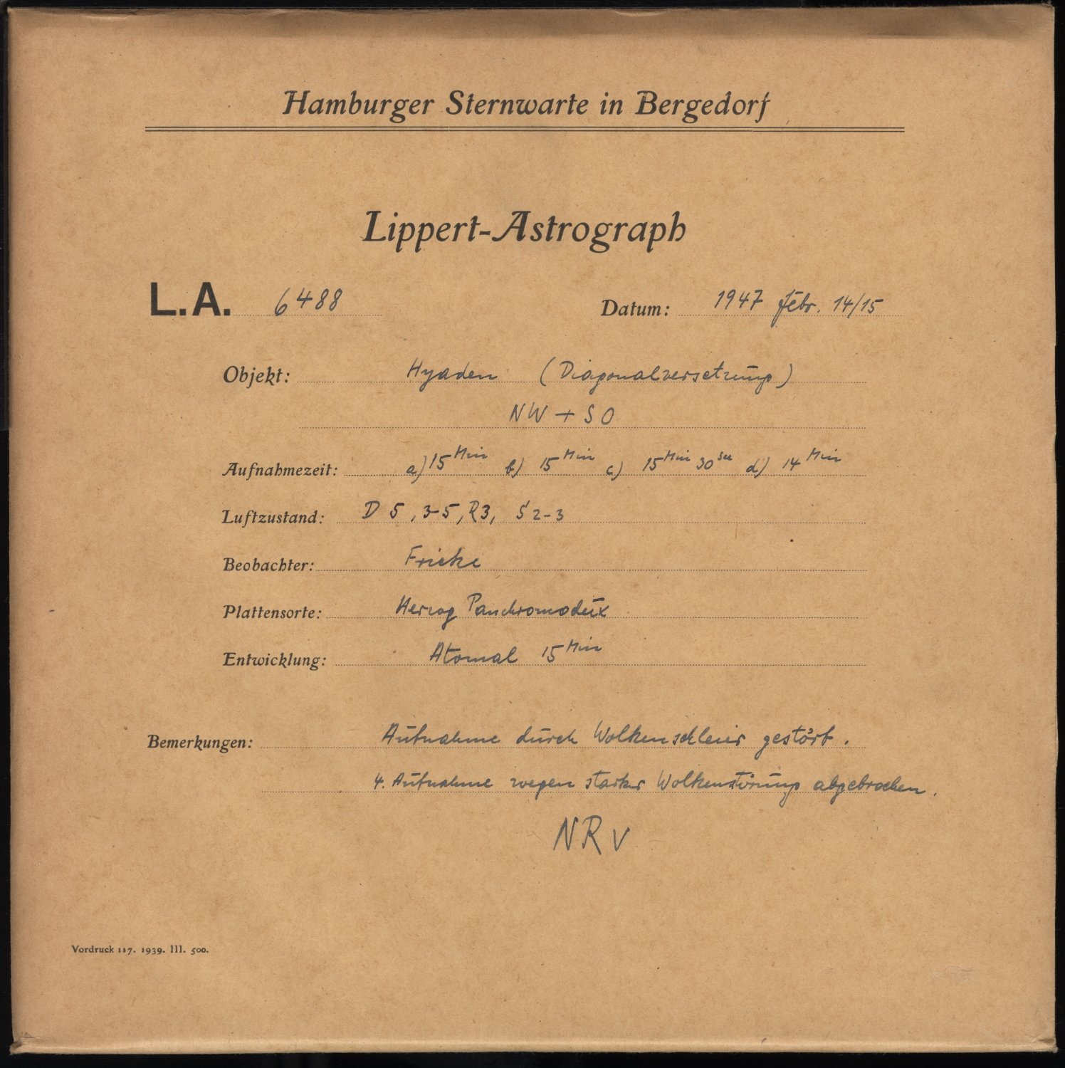 Plattenhuelle LA06488