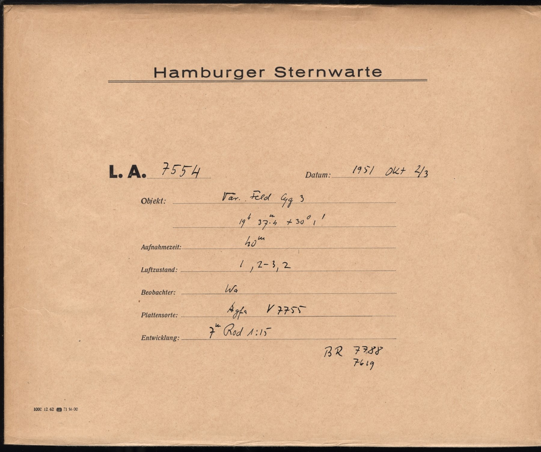 Plattenhuelle LA07554