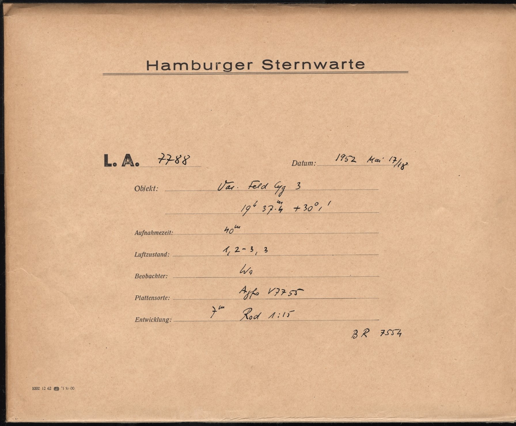 Plattenhuelle LA07788