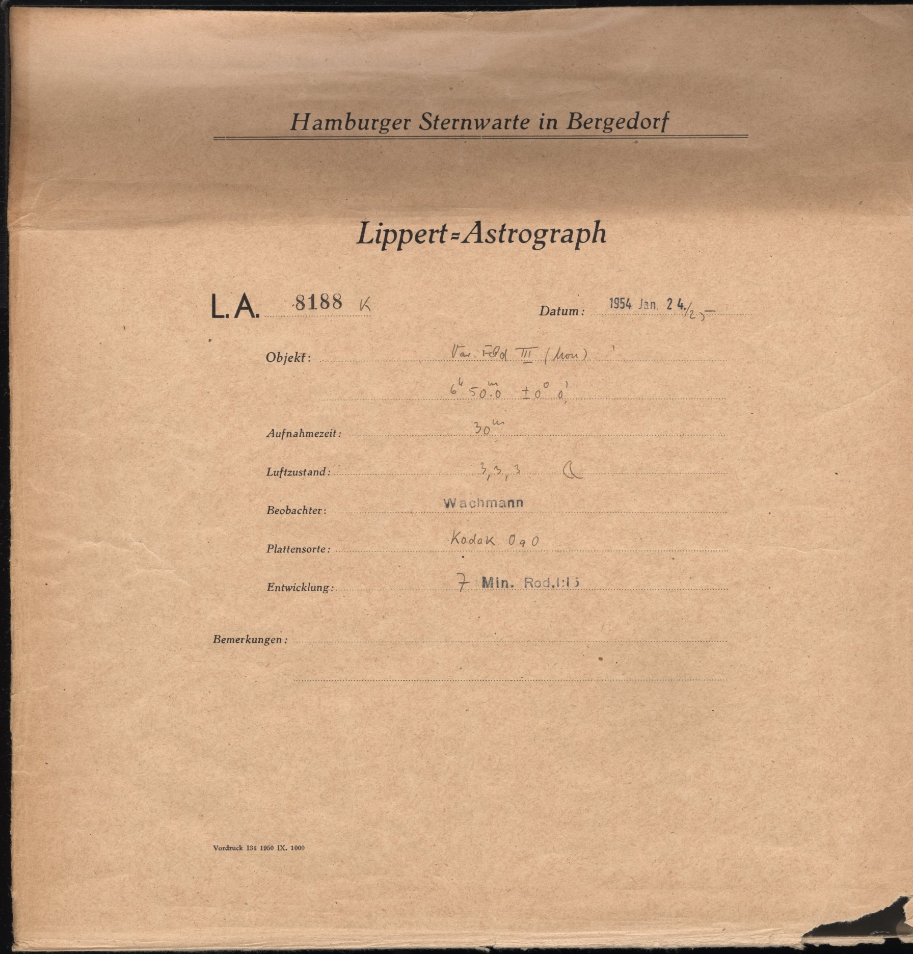 Plattenhuelle LA08188