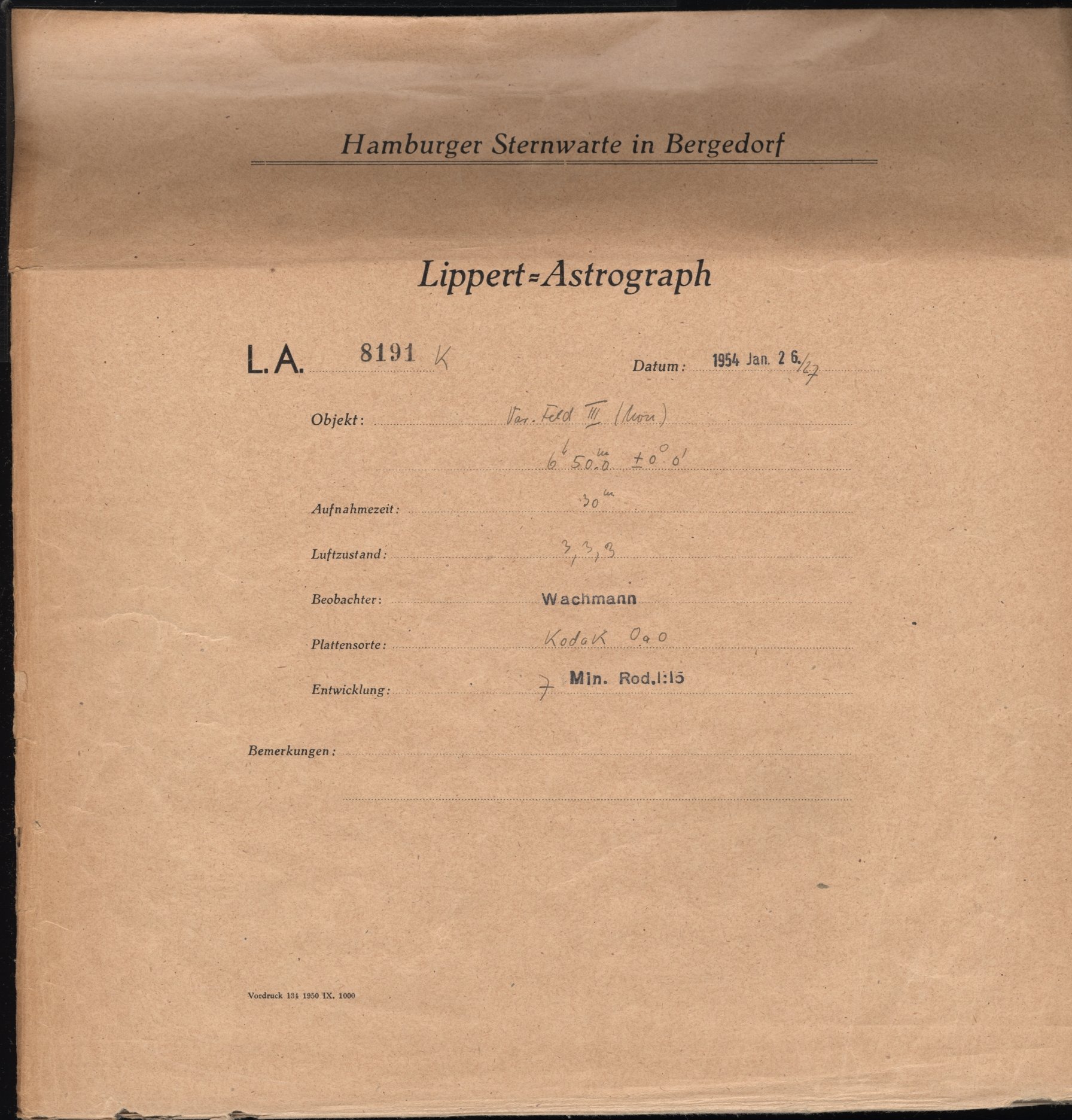 Plattenhuelle LA08191