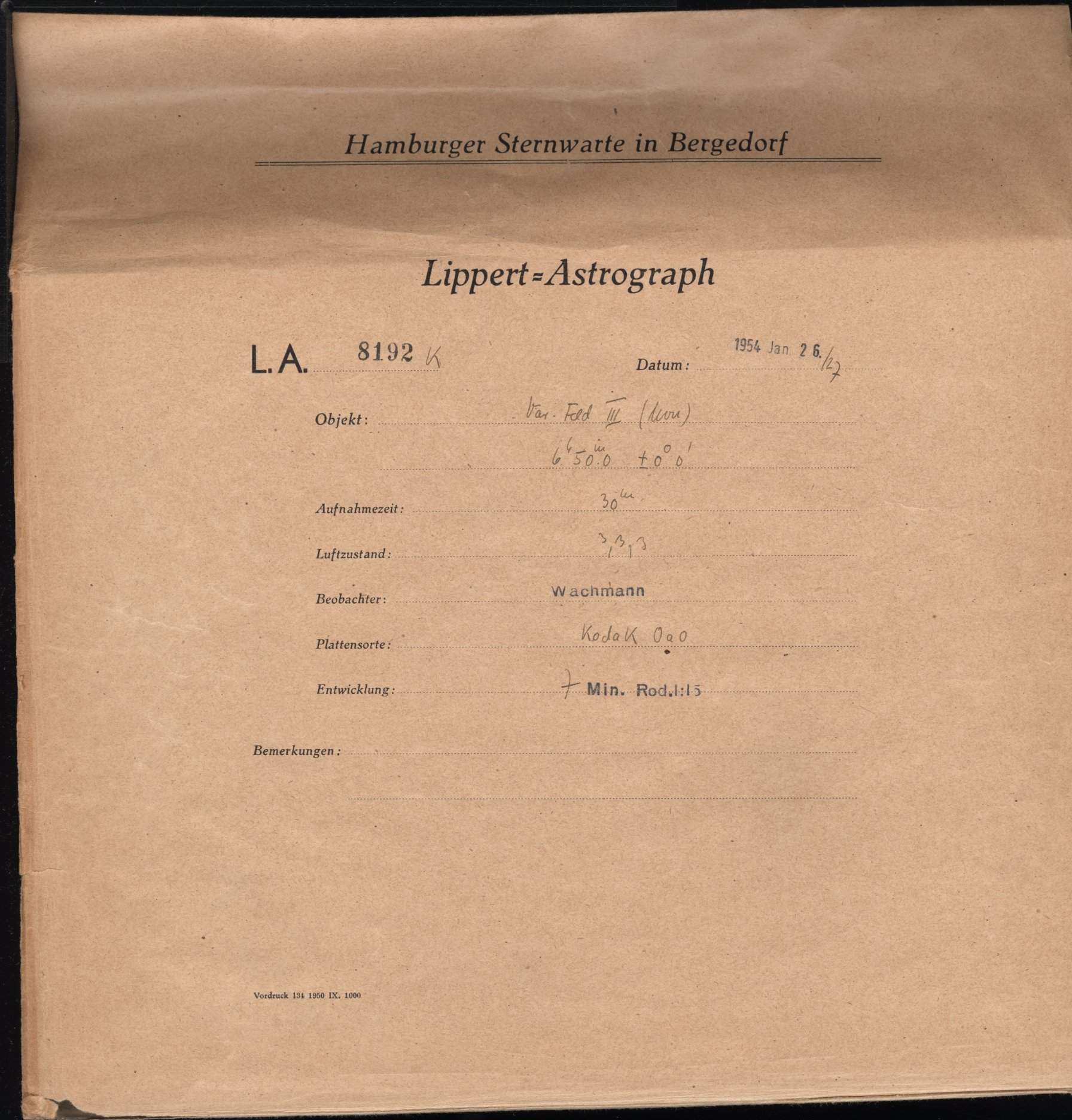 Plattenhuelle LA08192